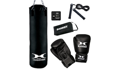 Hammer Boxsack »Chicago«, (Set, 4 tlg., mit Boxhandschuhen-mit Sprungseil) kaufen