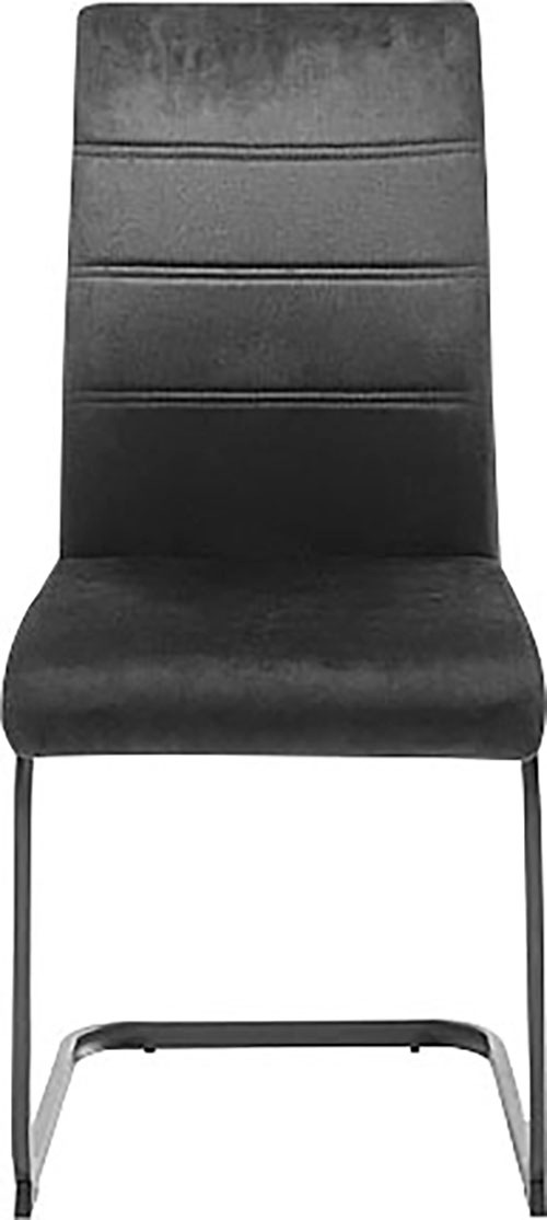 MCA furniture Freischwinger »MCA TICINO Schwingstuhl«, Veloursstoff, (4er-Set), Schwingstühle, Schwinger, Komfortsitzhöhe von ca. 48 cm