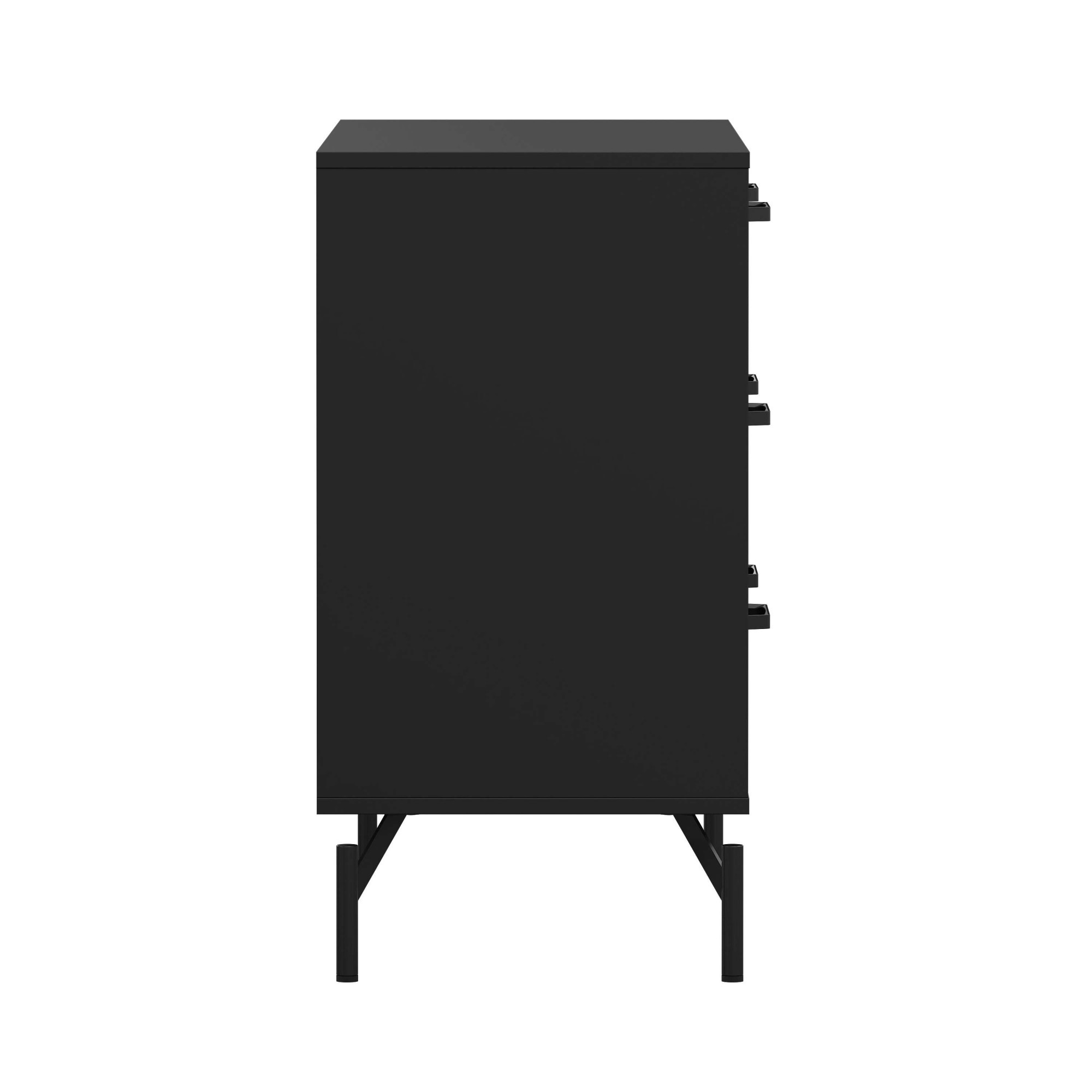 INOSIGN Kommode »Dana, Aufbewahrung, Schubladenschrank, Stauraum«, Sideboard mit 3 Schubladen, Metallbeine, Breite 99 cm