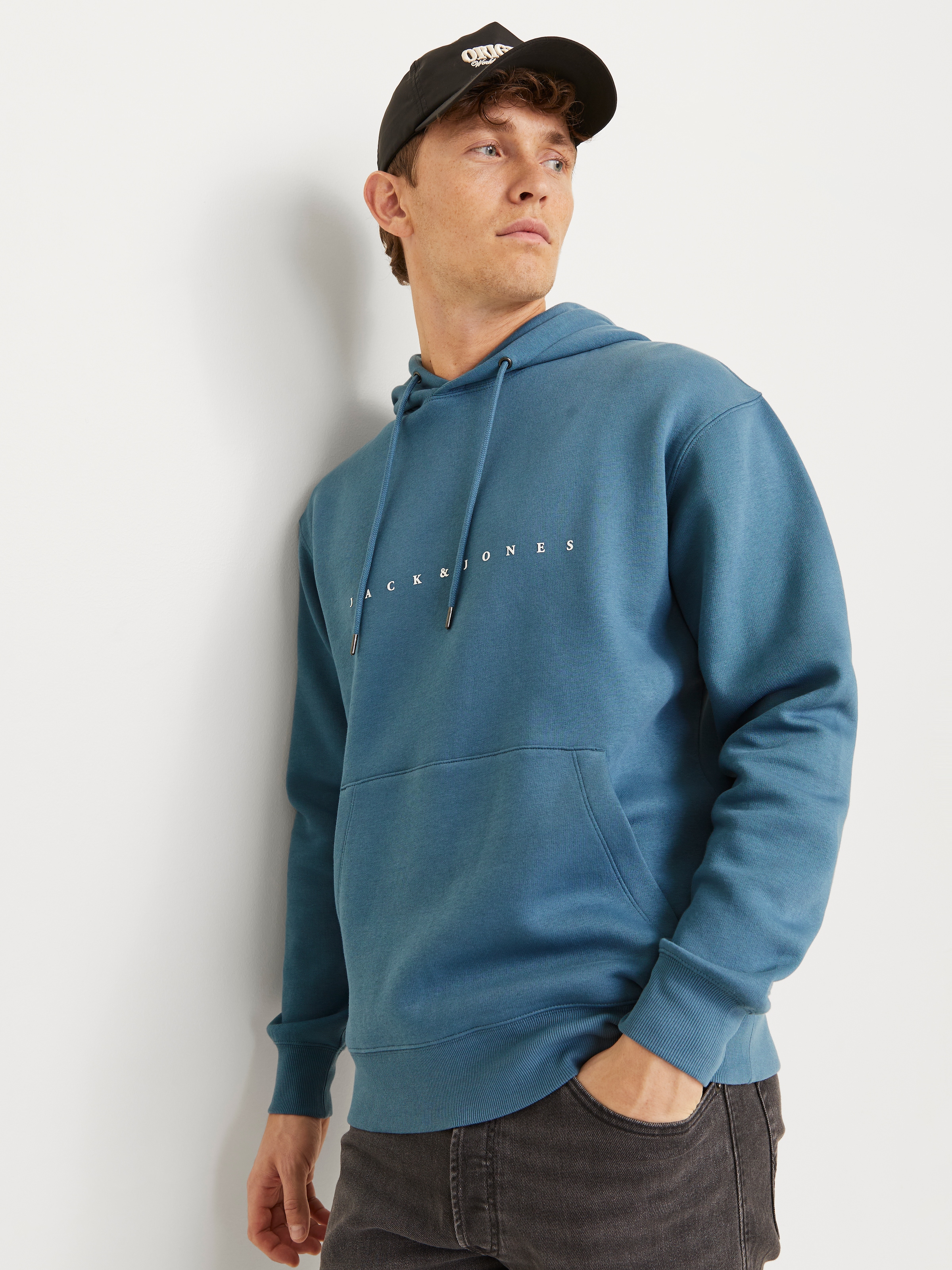 Jack & Jones Kapuzensweatshirt »JJESTAR JJ SWEAT HOOD NOOS«, mit Logo Print im 3D Look