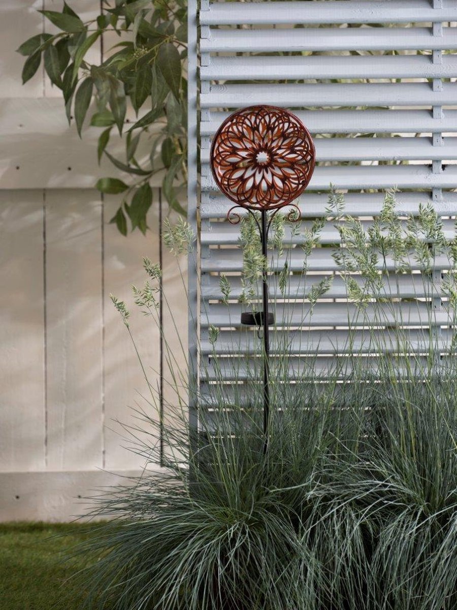 LUXFORM Gartenleuchte »Solar-Erdspieß-Gartenlampe - Mandala - 2 Stück«, Leu günstig online kaufen