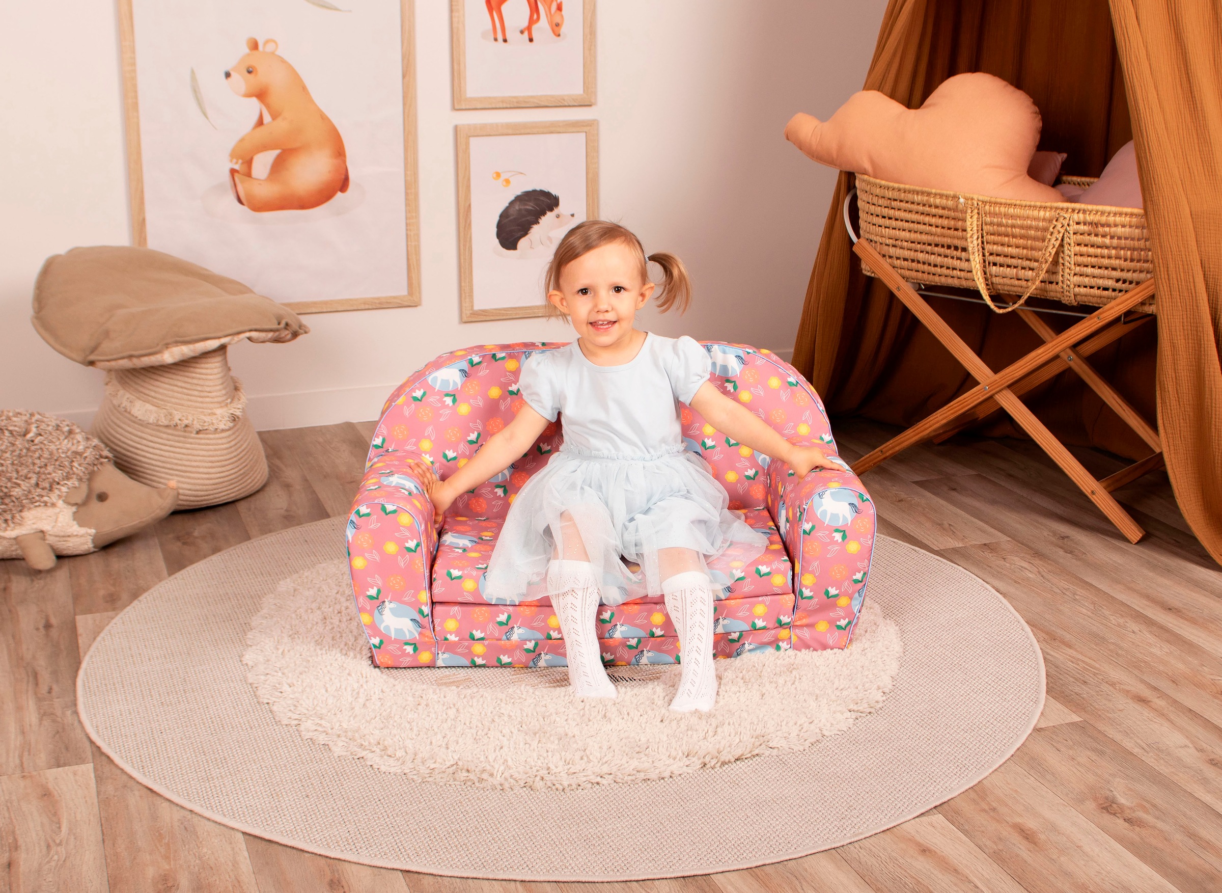 Knorrtoys® Sofa »Einhorn pink«, für Kinder; Made in Europe