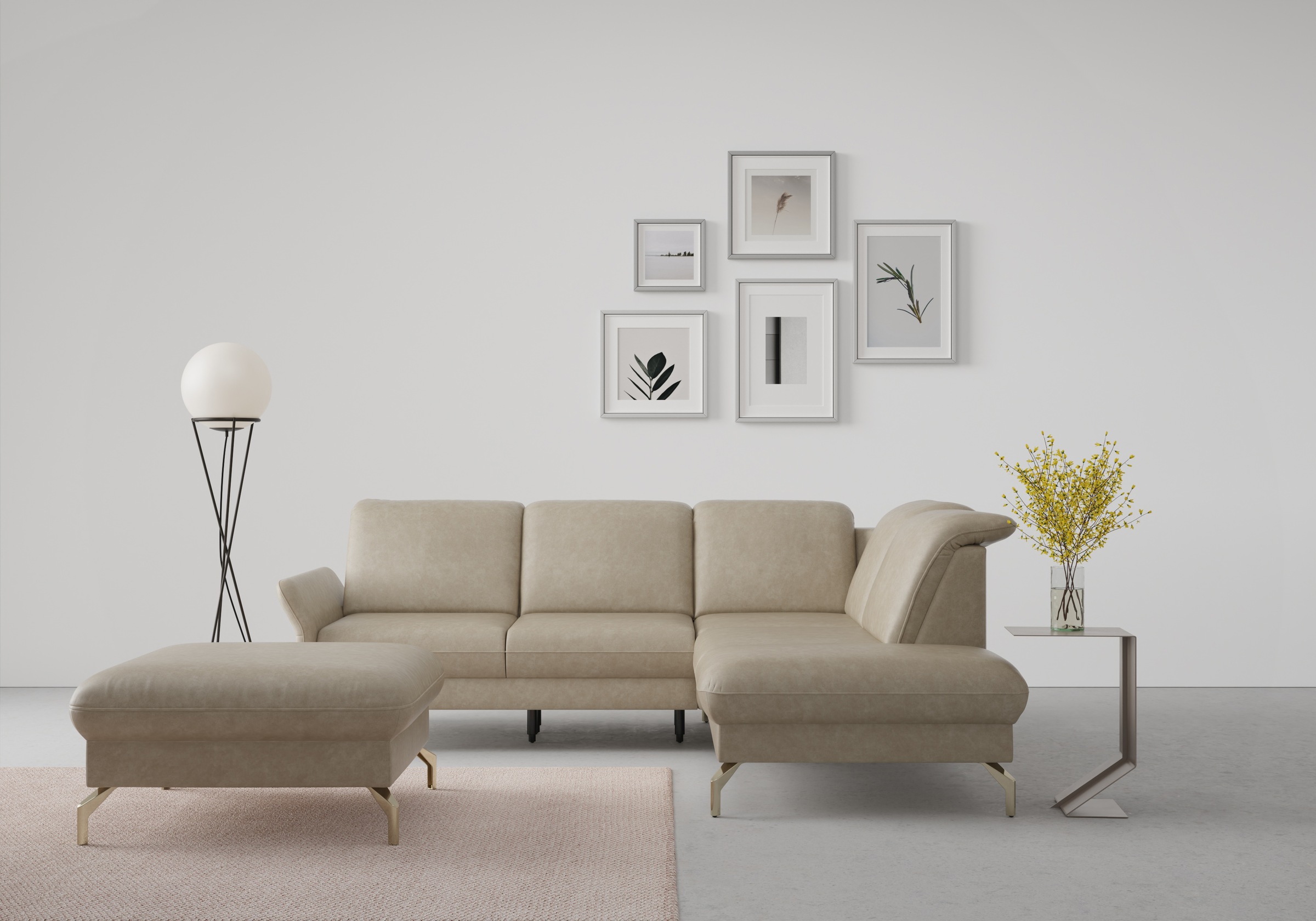 sit&more Ecksofa »Fashion L-Form«, wahlweise mit Kopfteilverstellung, Vorzi günstig online kaufen