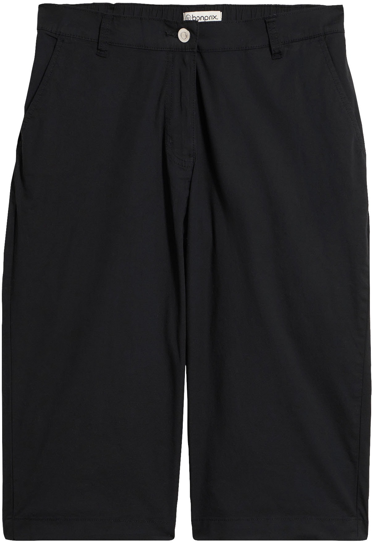 bonprix Longbermudas  aus Baumwolle mit Elasthan, Regular Fit, mit Komfortbund