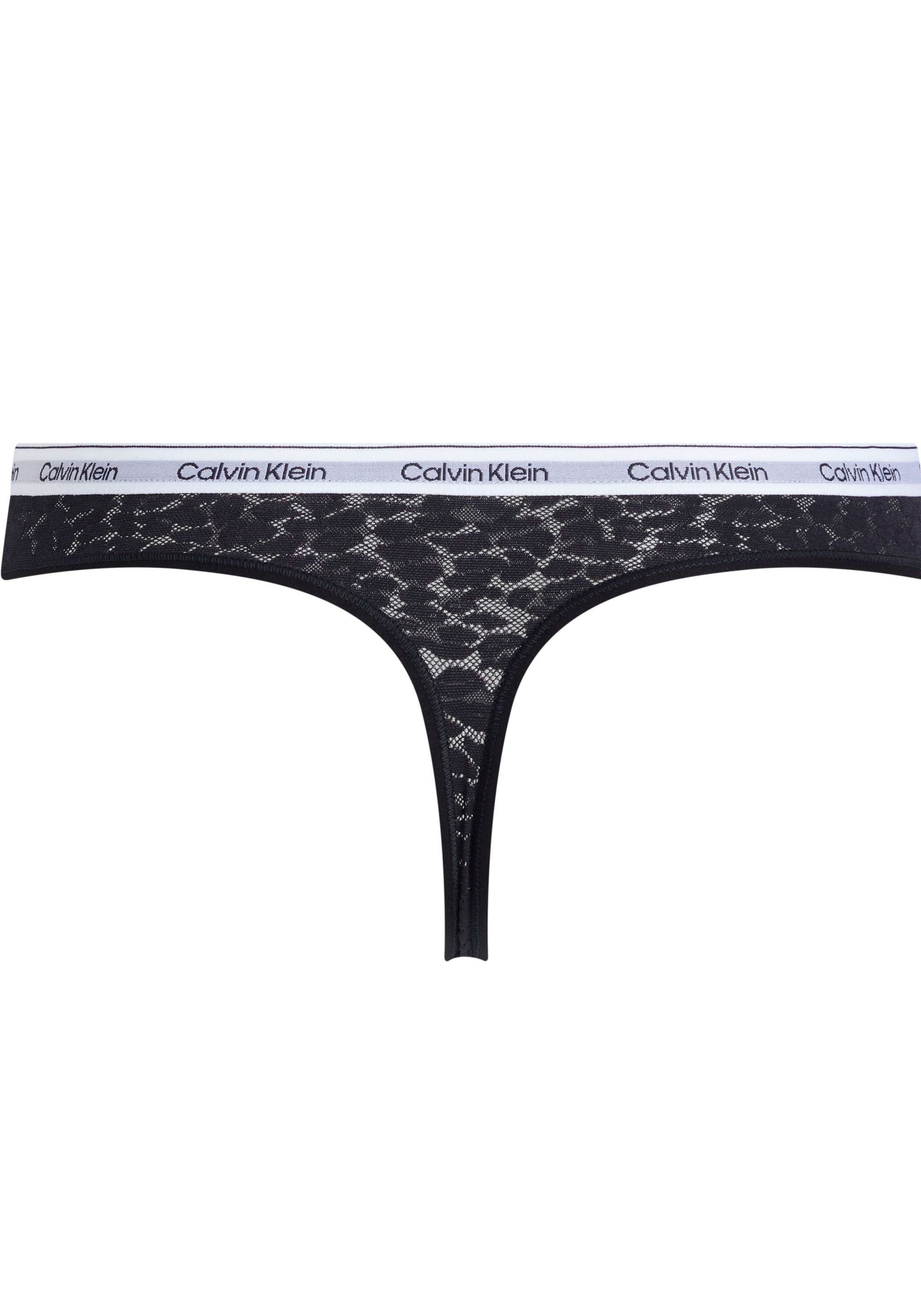 Calvin Klein Underwear T-String »HIGH LEG THONG« mit CK-Logo am Bund