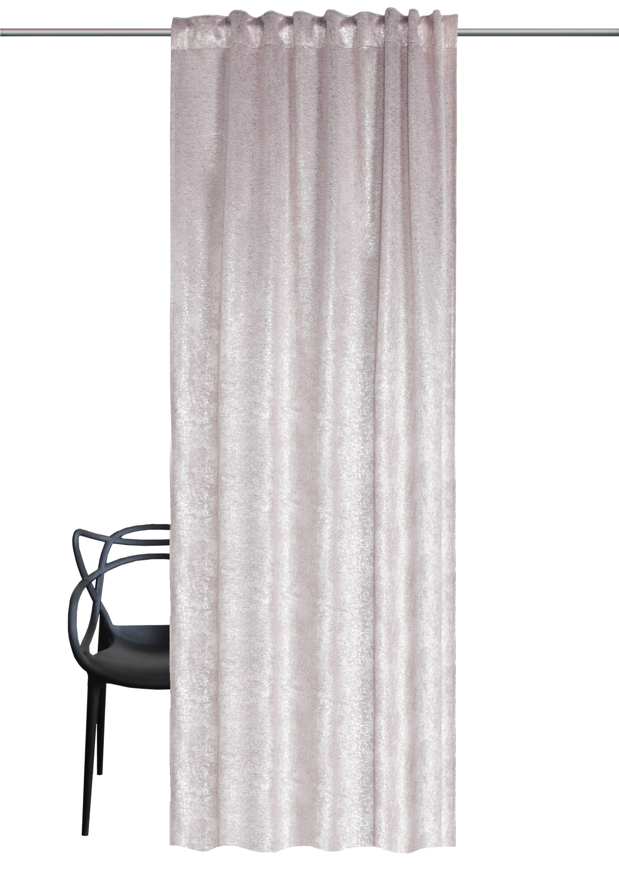 HOME WOHNIDEEN Gardine »SUELA«, (1 St.), THERMOSCHAL, SUEDE, FOLIENDRUCK