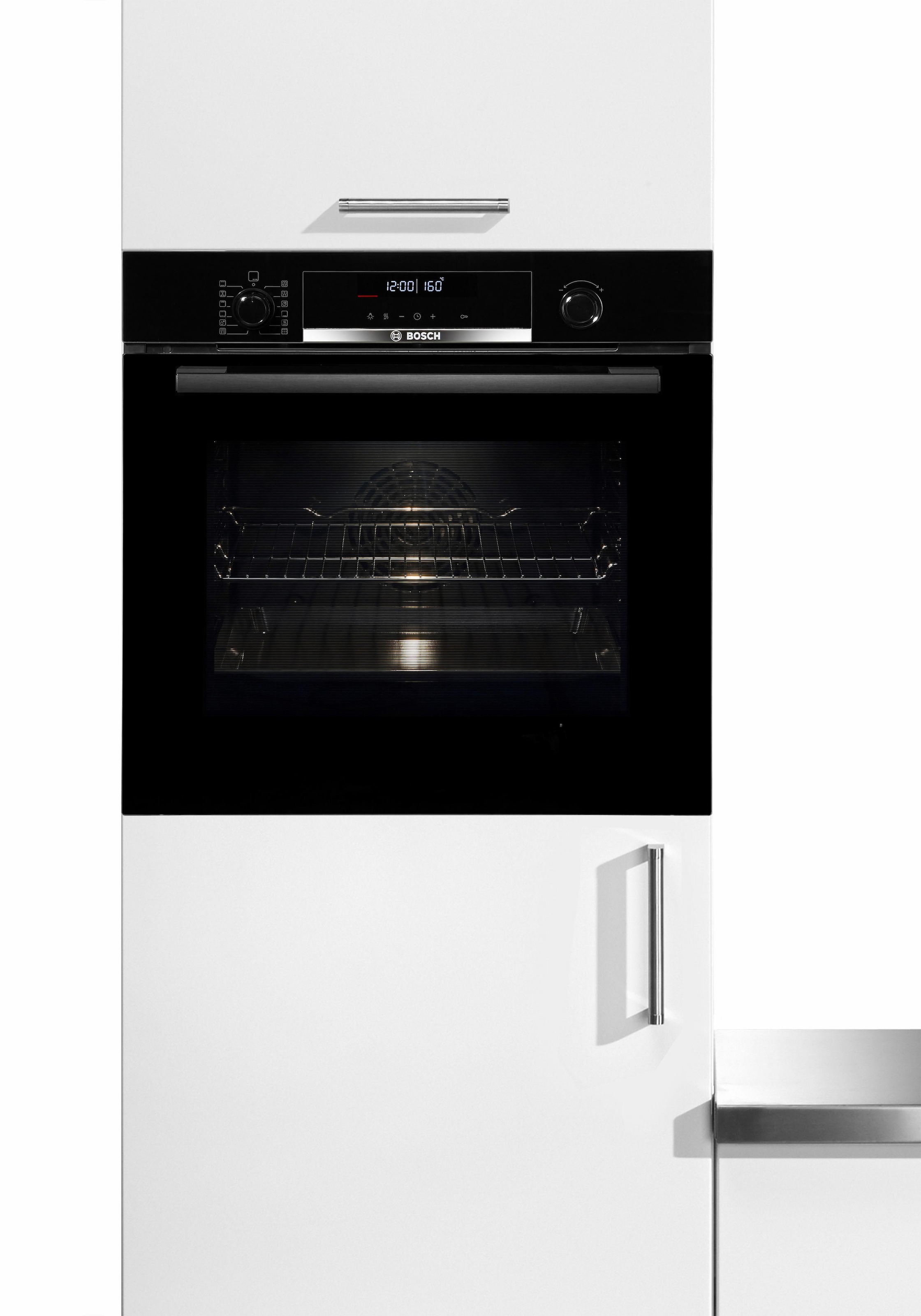 Bild von BOSCH Pyrolyse Backofen »HBA578BS0«, Serie 6, HBA578BB0, mit Teleskopauszug nachrüstbar, Pyrolyse-Selbstreinigung
