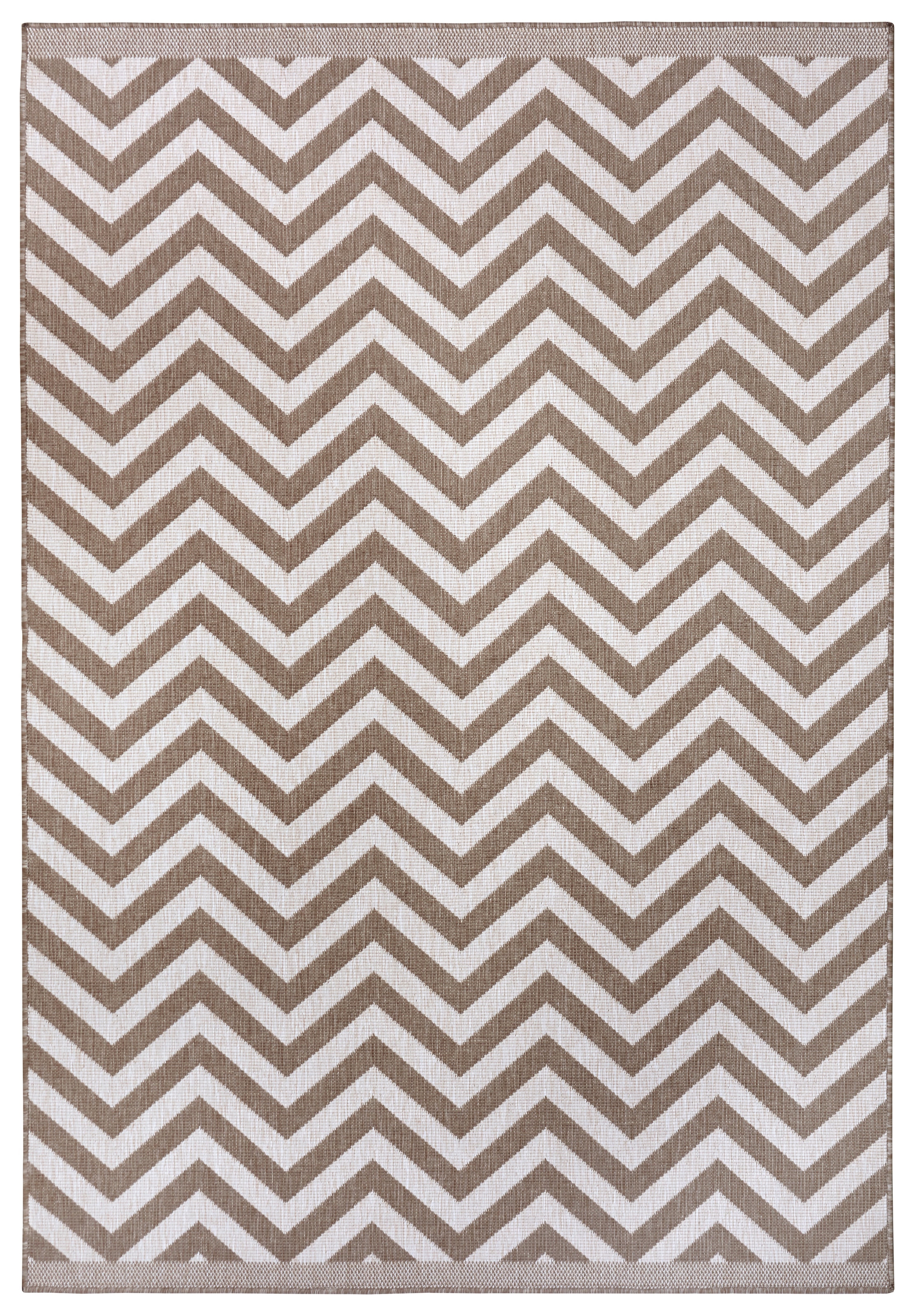 NORTHRUGS Teppich »Palma Wendeteppich«, rechteckig, 5 mm Höhe, In-& Outdoor, Wetterfest, Balkon, Läufer, Wohnzimmer, Wasserfest