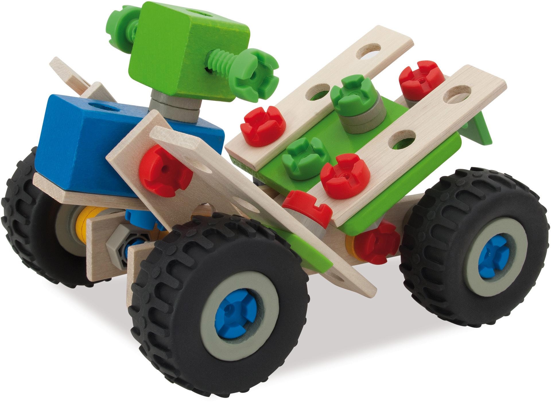 Eichhorn Konstruktionsspielsteine »Constructor Quad, 110-tlg.«, (110 St.), Made in Germany, FSC®- schützt Wald - weltweit