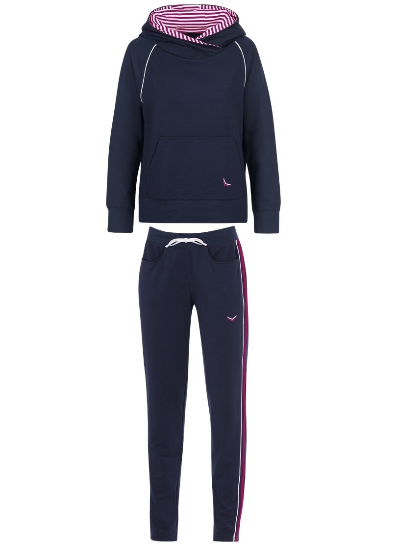 Trigema Sweatshirt »TRIGEMA Damen Jogginganzug mit Kapuzenshirt«