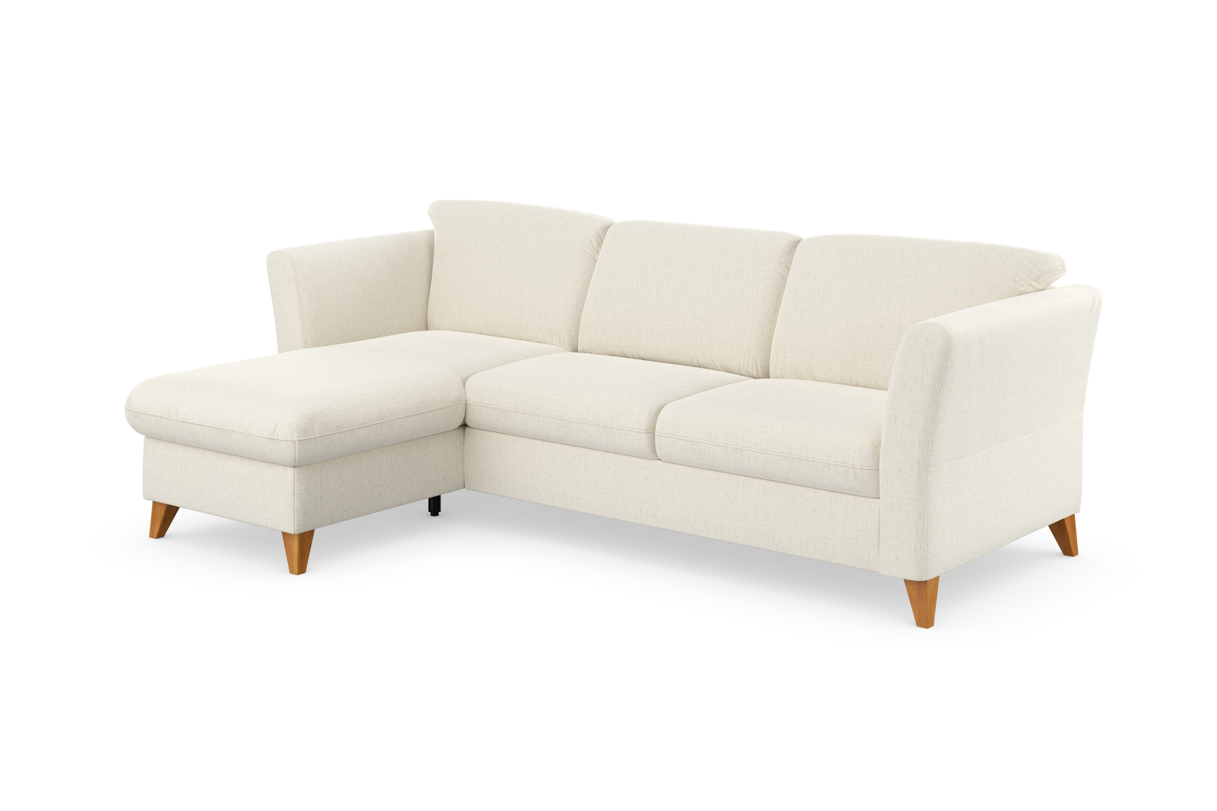 Home affaire Ecksofa »Trelleborg L-Form« Federkern-Polsterung, wahlweise mit Bettfunktion und Bettkasten