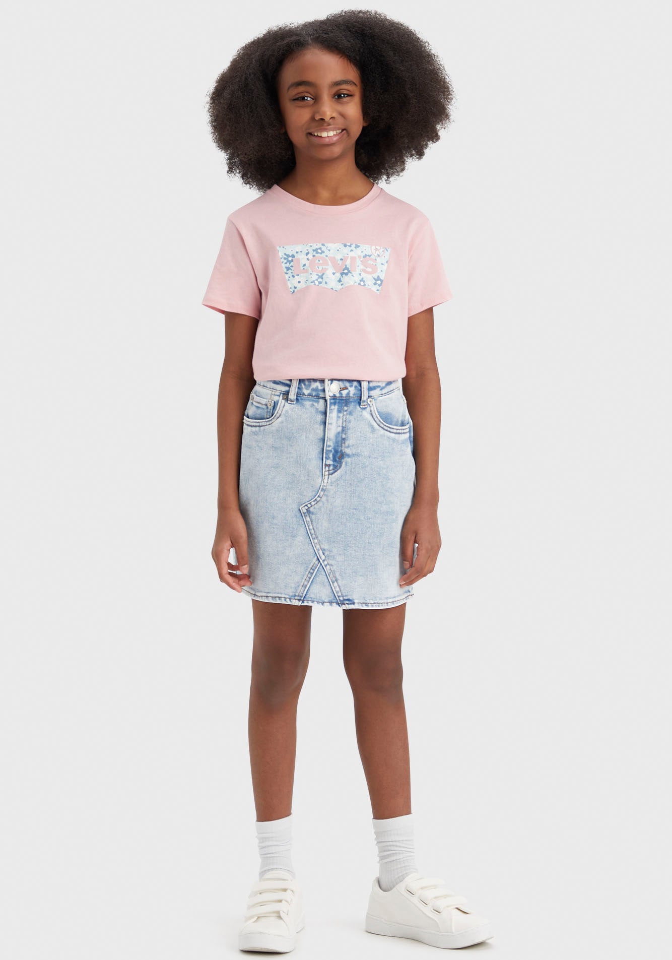 Levi's® Kids Jeansrock »LVG DENIM SKIRT HIGH RISE«, for GIRLS im 5-Pocket-Stil