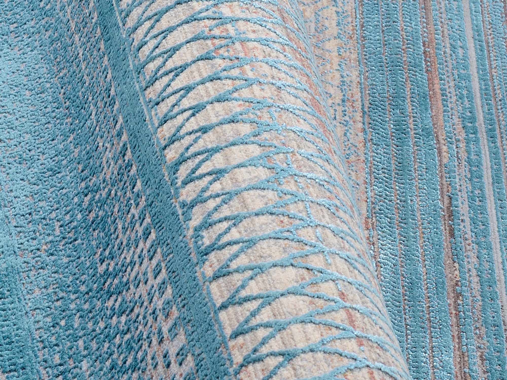 OCI DIE TEPPICHMARKE Teppich »FARBEN MASTER«, rechteckig, 8 mm Höhe, Klassisches Muster, eingefasst, in 3-D-Optik