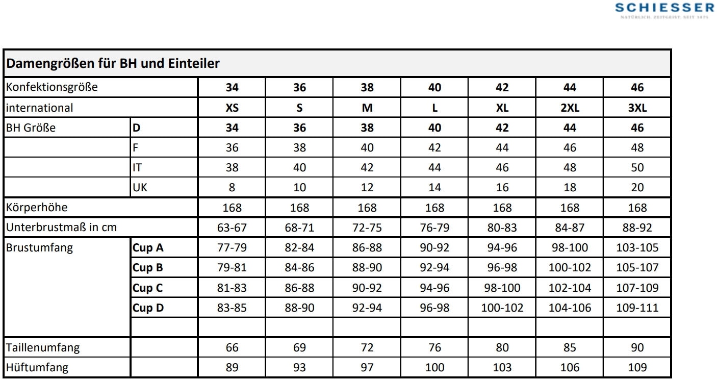 Schiesser Bustier »"95/5"«, mit elastischem Unterbrustband