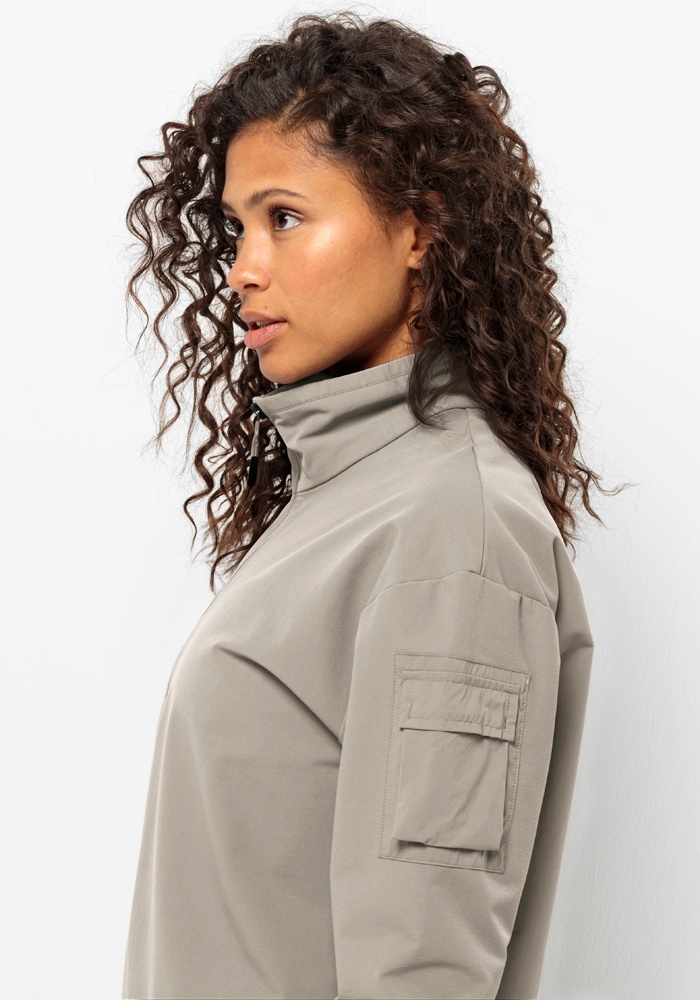 Jack Wolfskin Stehkragenpullover »WANDERMOOD HALFZIP W«