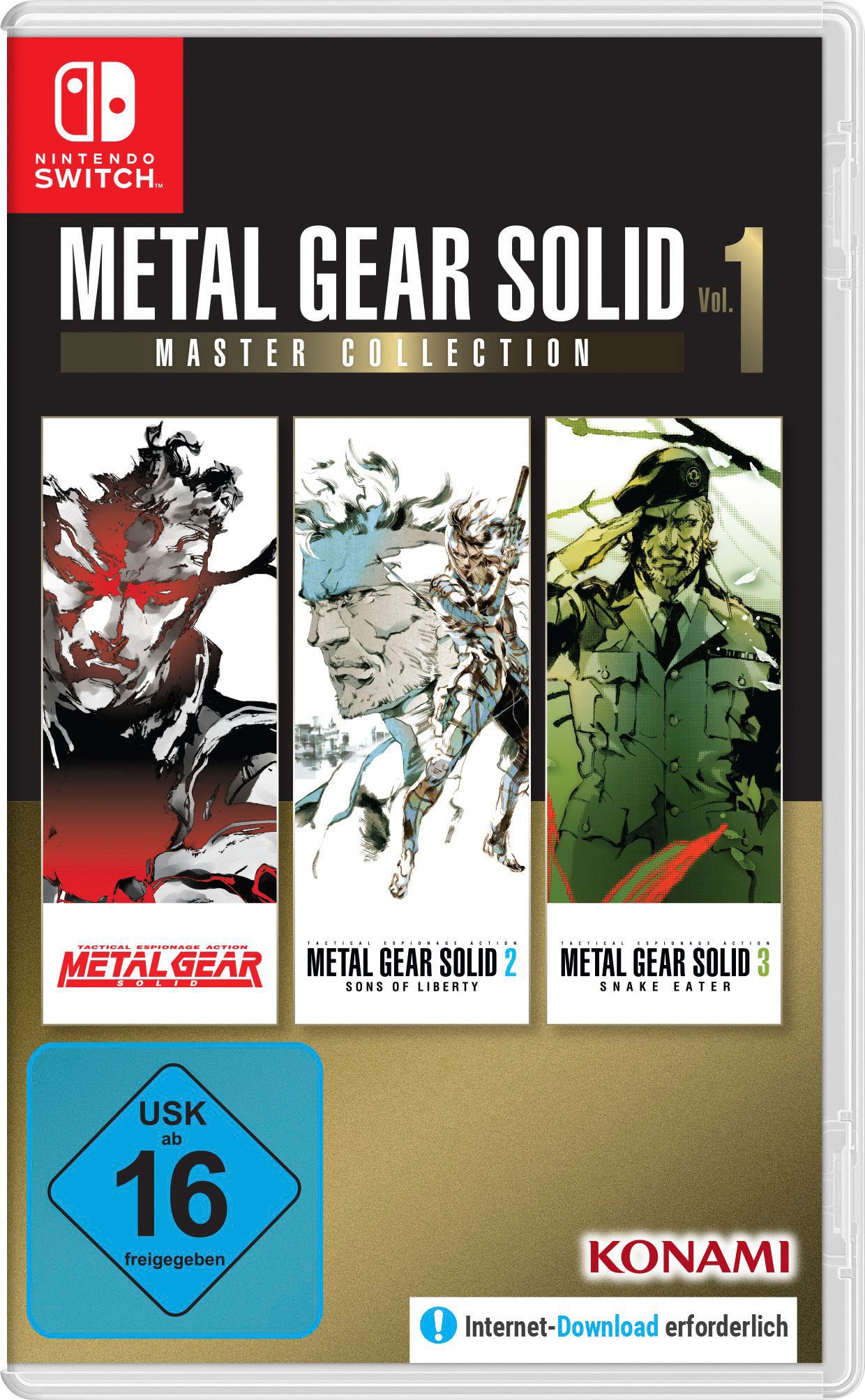 KONAMI Spielesoftware »Metal Gear Solid Master Collection Vol. 1« Nintendo Switch (ohne Farbbezeichnung)