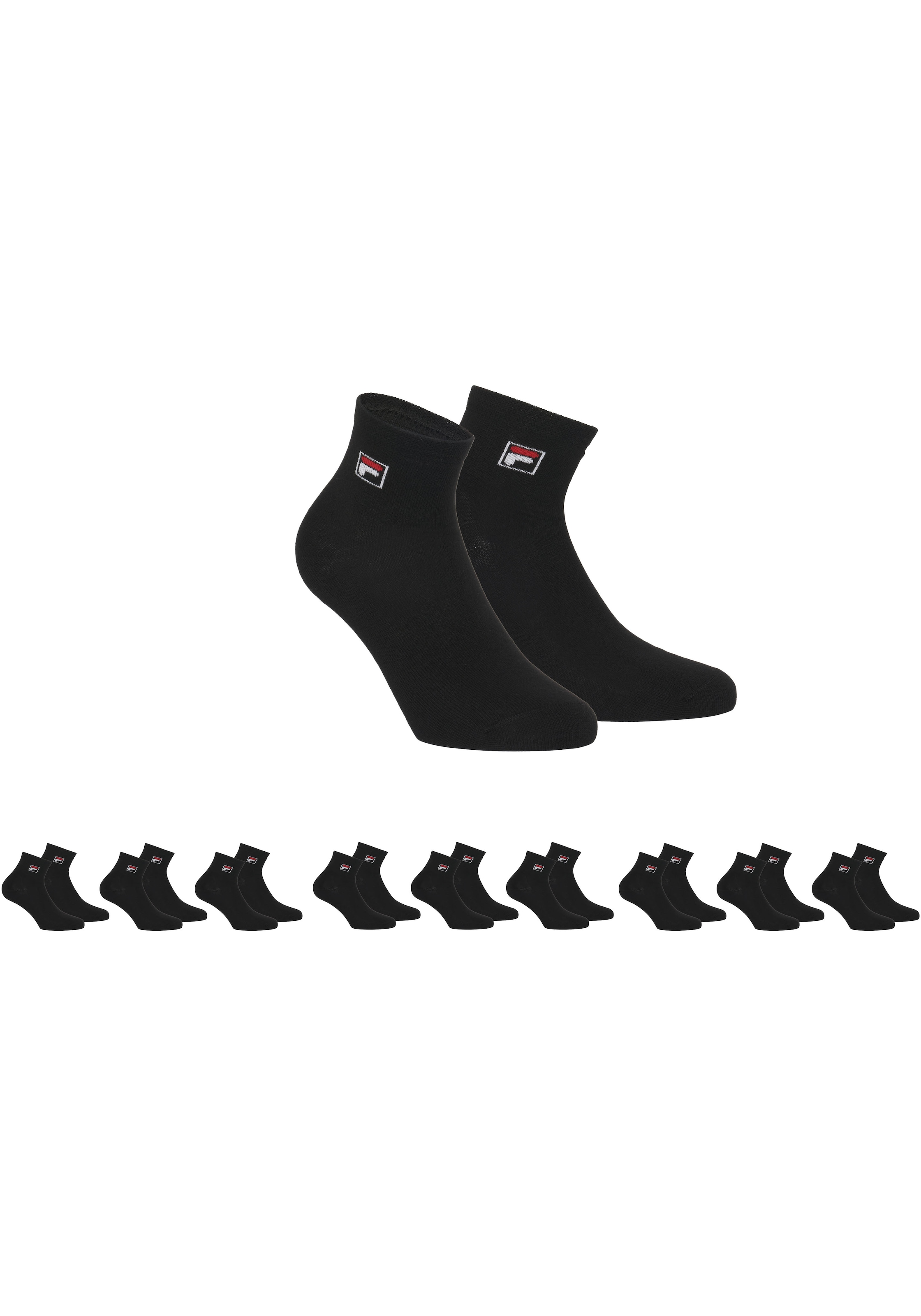 Fila Kurzsocken, (9er Pack), mit Logo-Schriftzug