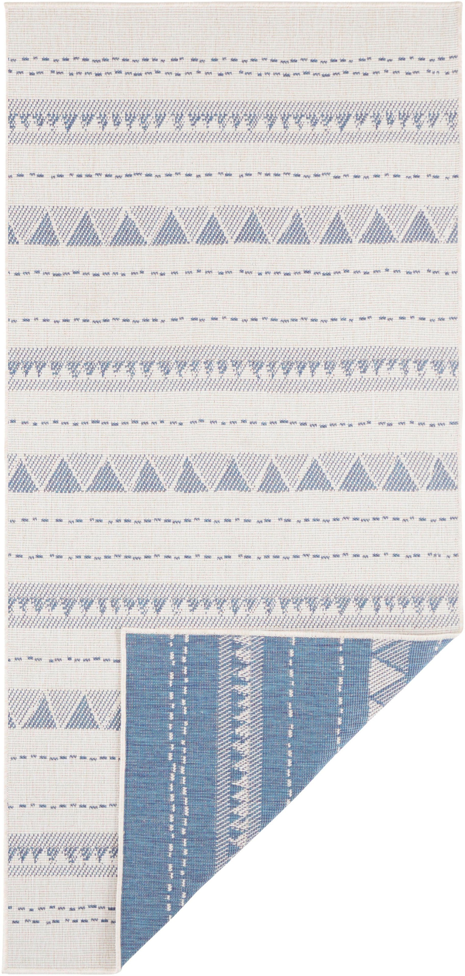 NORTHRUGS Läufer »Bahamas«, rechteckig, 5 mm Höhe, In-& Outdoor, Wetterfest, Balkon, Garten, Wohnzimmer, Wasserfest