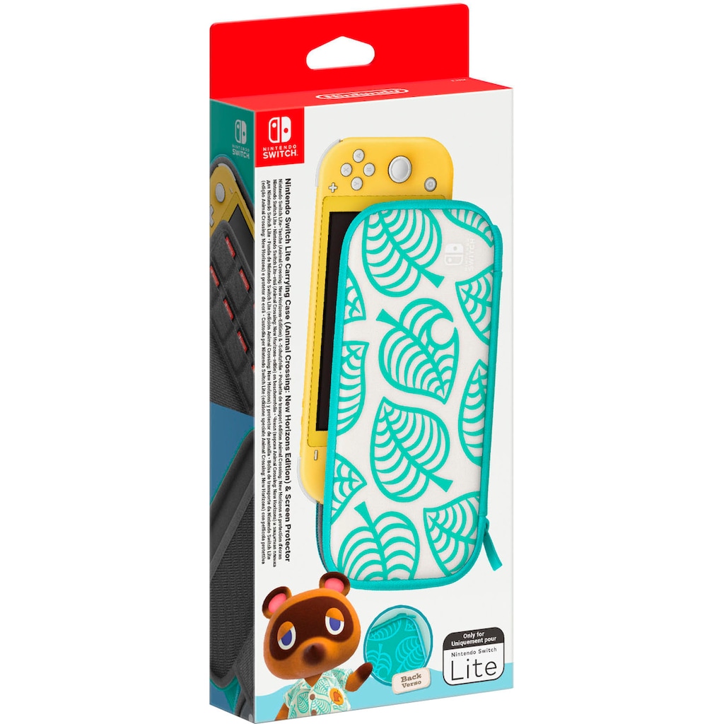 Nintendo Switch Spielekonsolen-Tasche »Animal Crossing Edition + Schutzfolie«