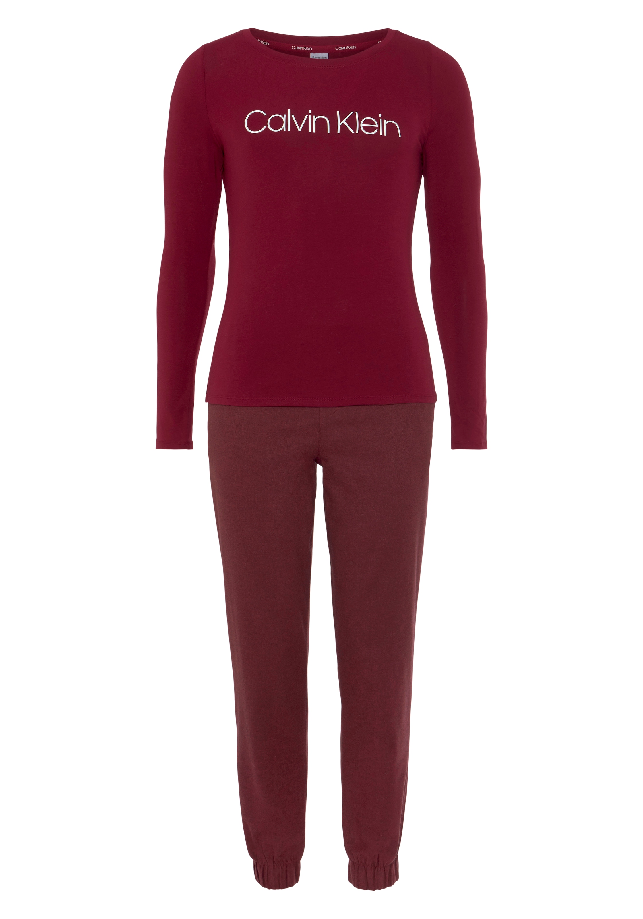 Calvin Klein Schlafanzug »L/S PANT SET«, mit Calvin Klein Logo-Schriftzug  online bei