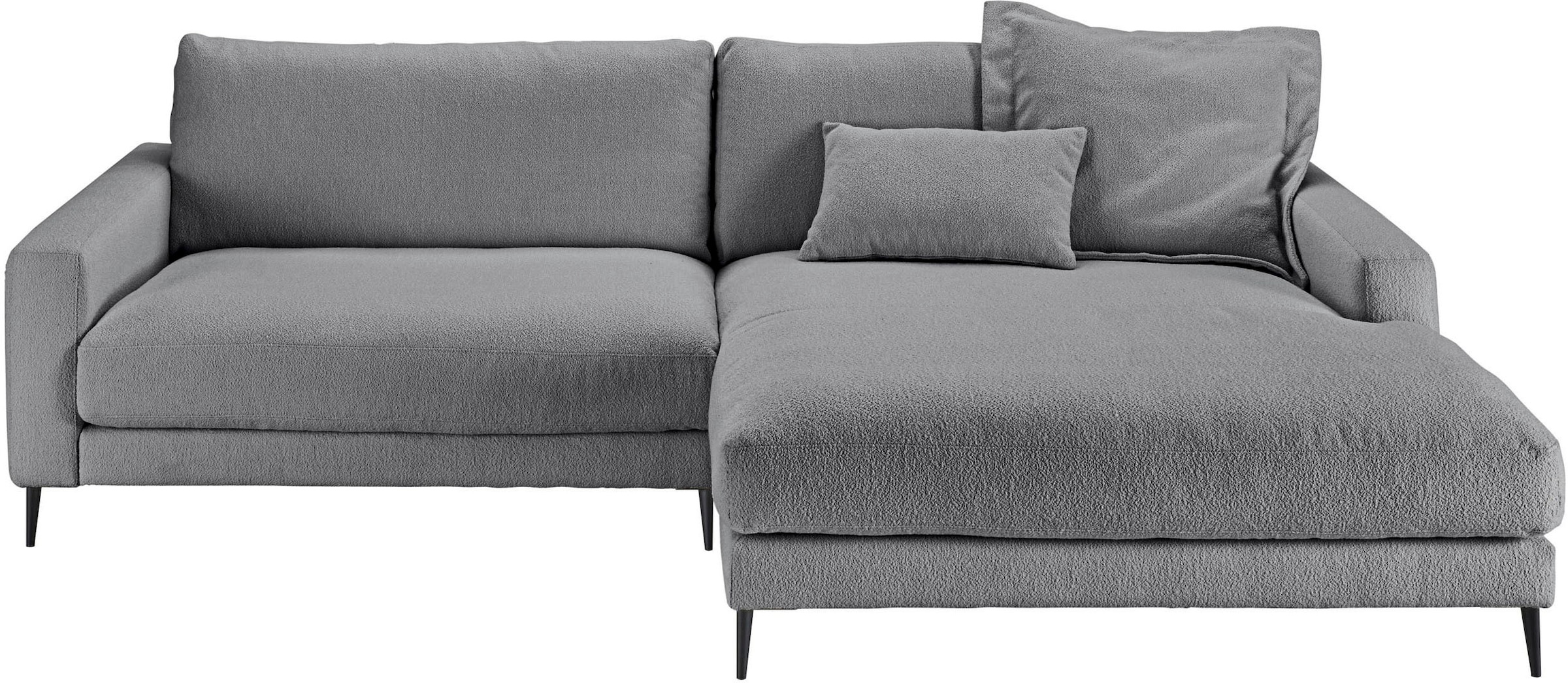 Home affaire Ecksofa »Downtown, B/T/H: 272/190/84 cm L-Form« weicher Sitzko günstig online kaufen