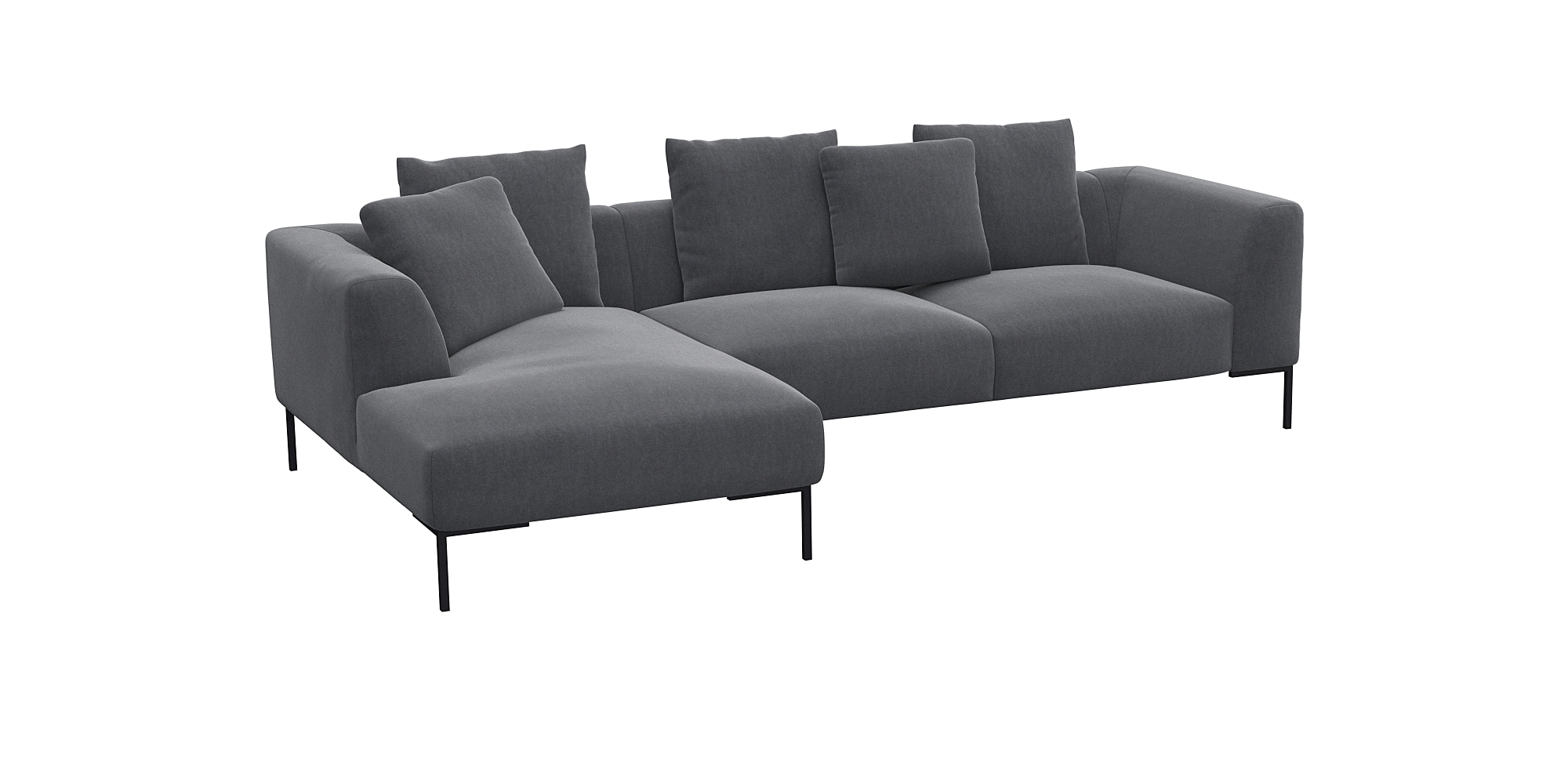 FLEXLUX Ecksofa "Sava Designsofa, bequem und komfortabel, L-Form", Taschenf günstig online kaufen