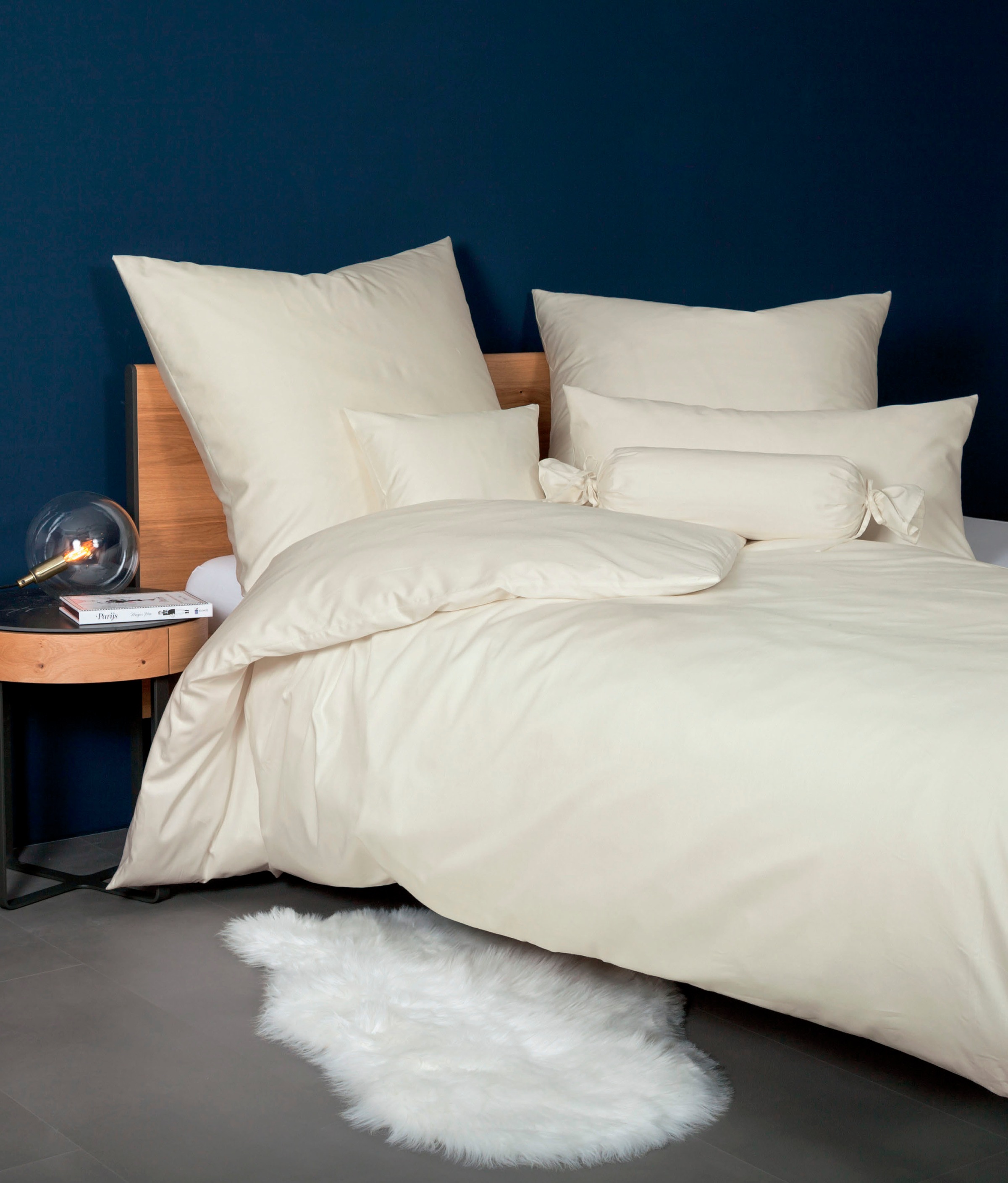 Janine Bettwäsche »Colors 31001« 3 Stk. tlg. feinfädige uni Bettwäsche für günstig online kaufen