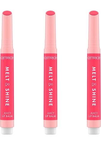 Lippenbalsam »Melt & Shine Juicy Lip Balm«, (Set, 3 tlg.)