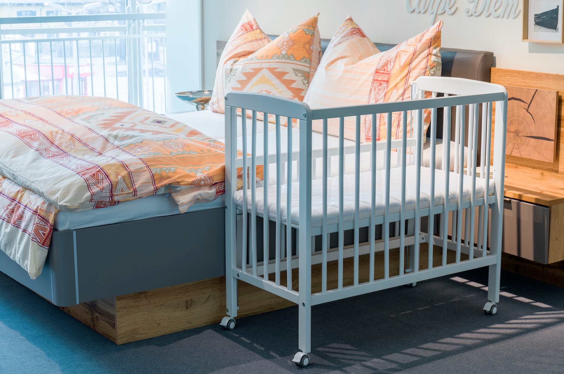 Fillikid Beistellbett »Nino«, inkl. Matratze; Made in Europe