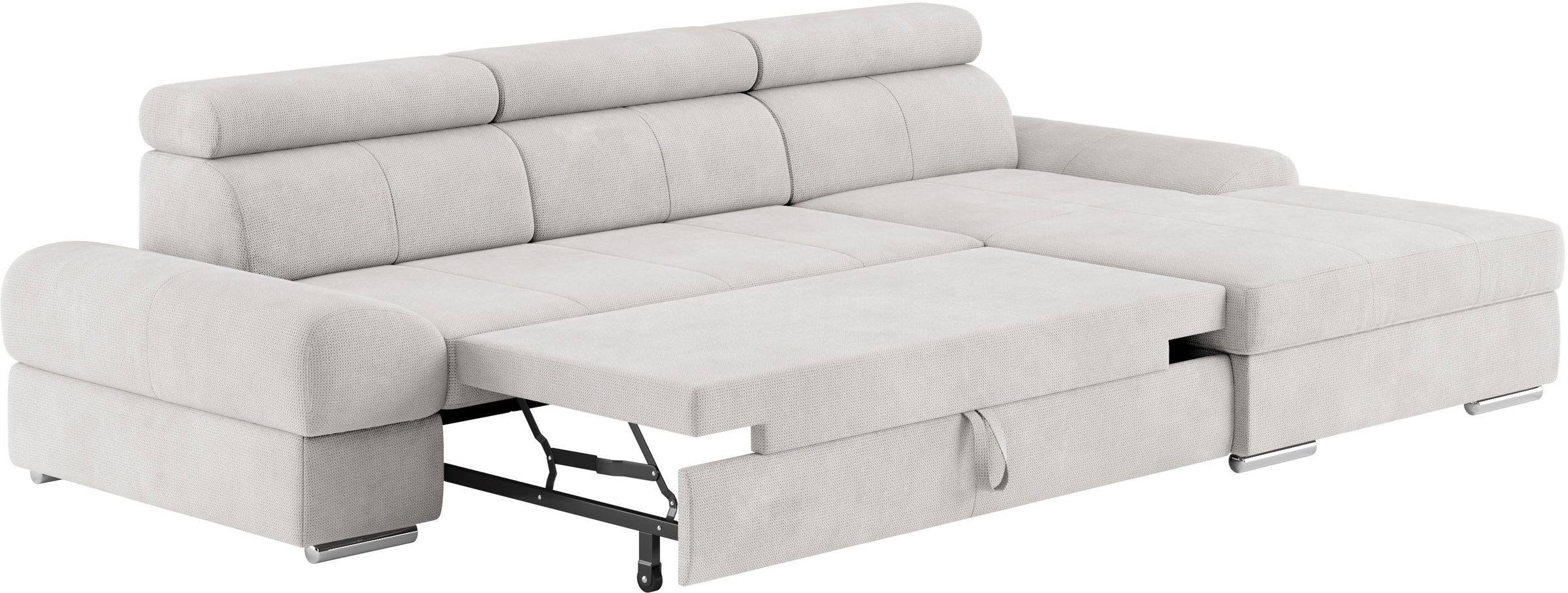 sit&more Ecksofa »Broadway L-Form«, inklusive Kopfteilverstellung, wahlweise mit Bettfunktion