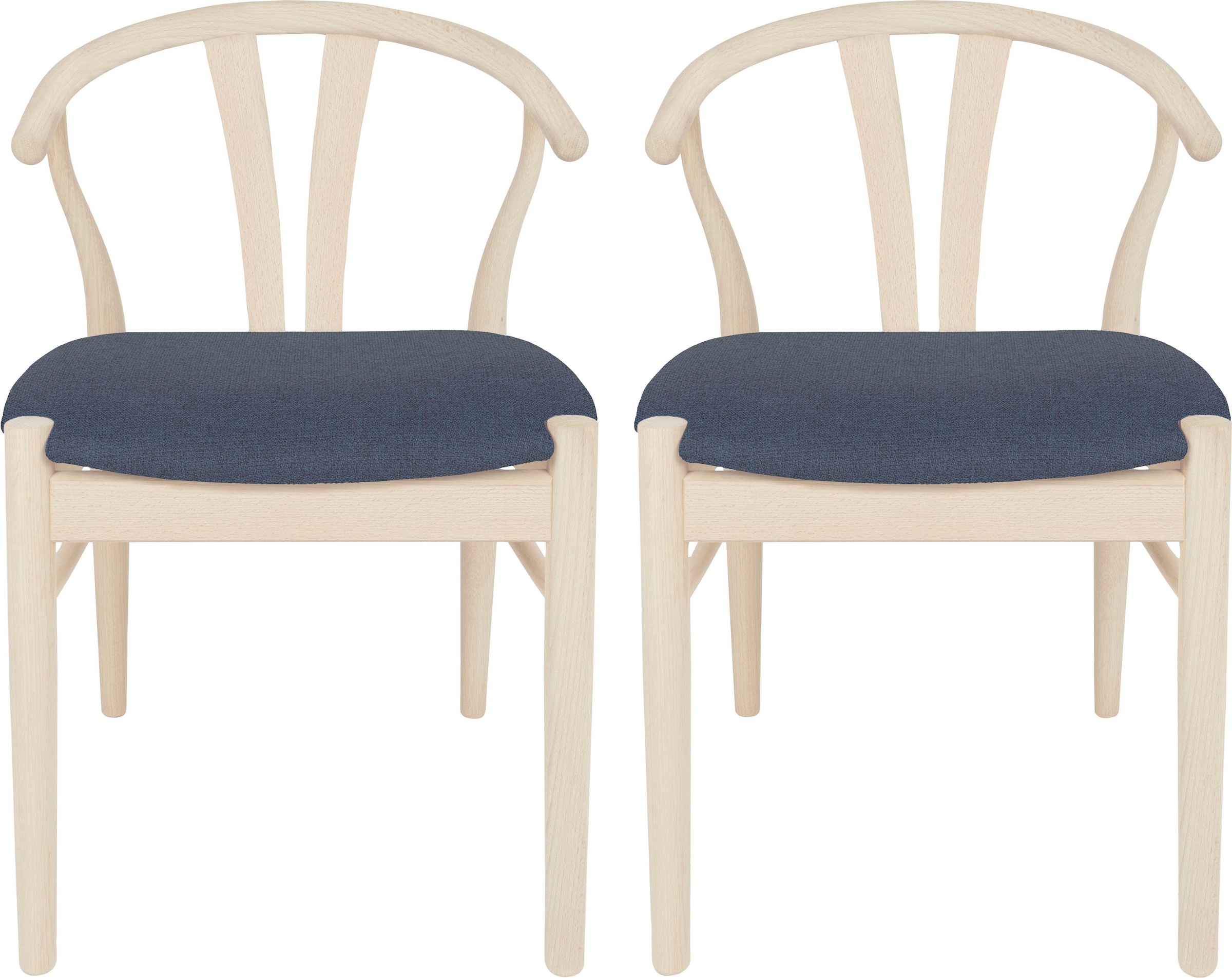 Hammel Furniture Holzstuhl »Findahl by Hammel Frida« (Set) 2 Stk. Stoff Mas günstig online kaufen