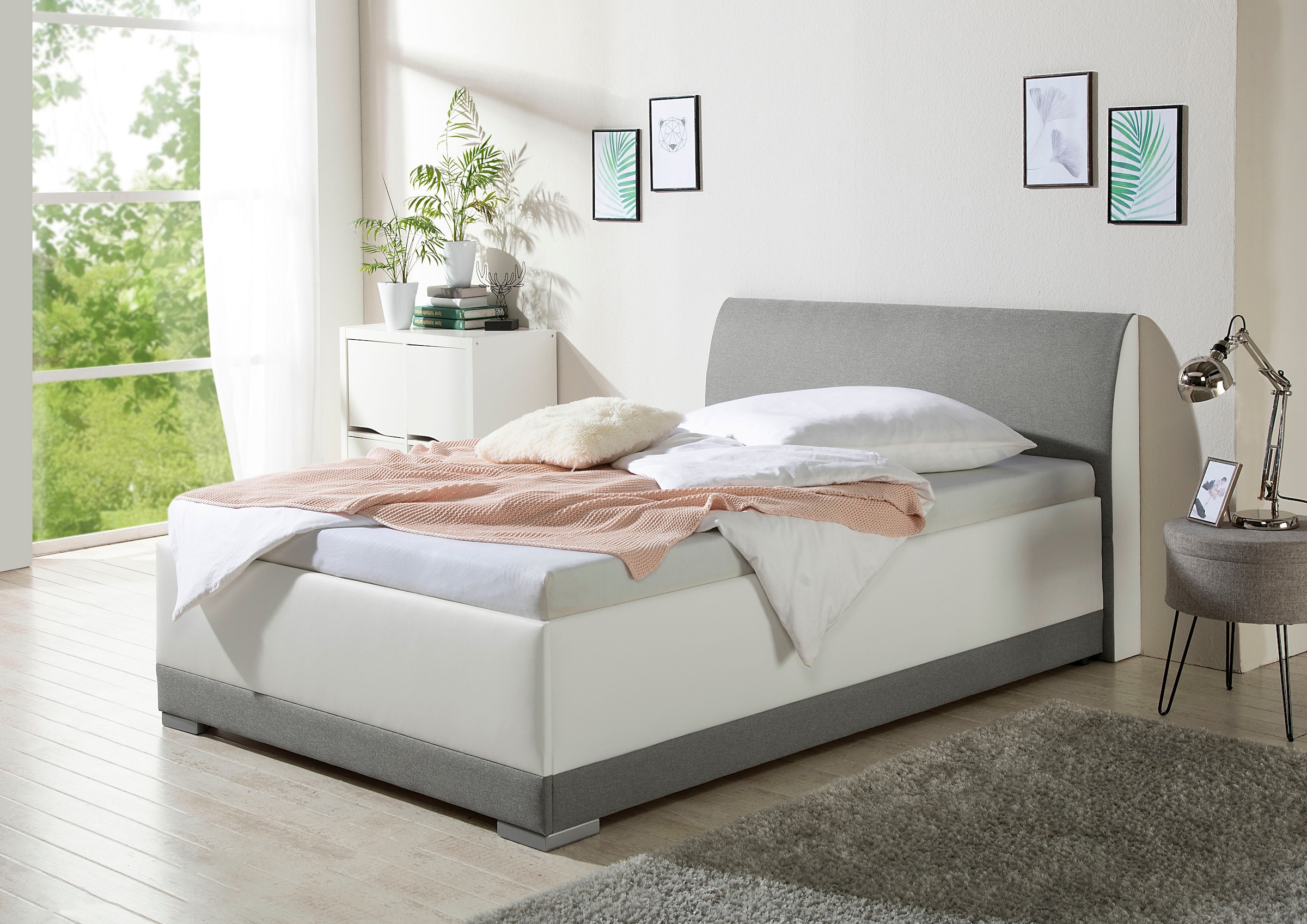 Maintal Polsterbett »Makana«, mit Bettkasten, auch in H4 günstig online kaufen