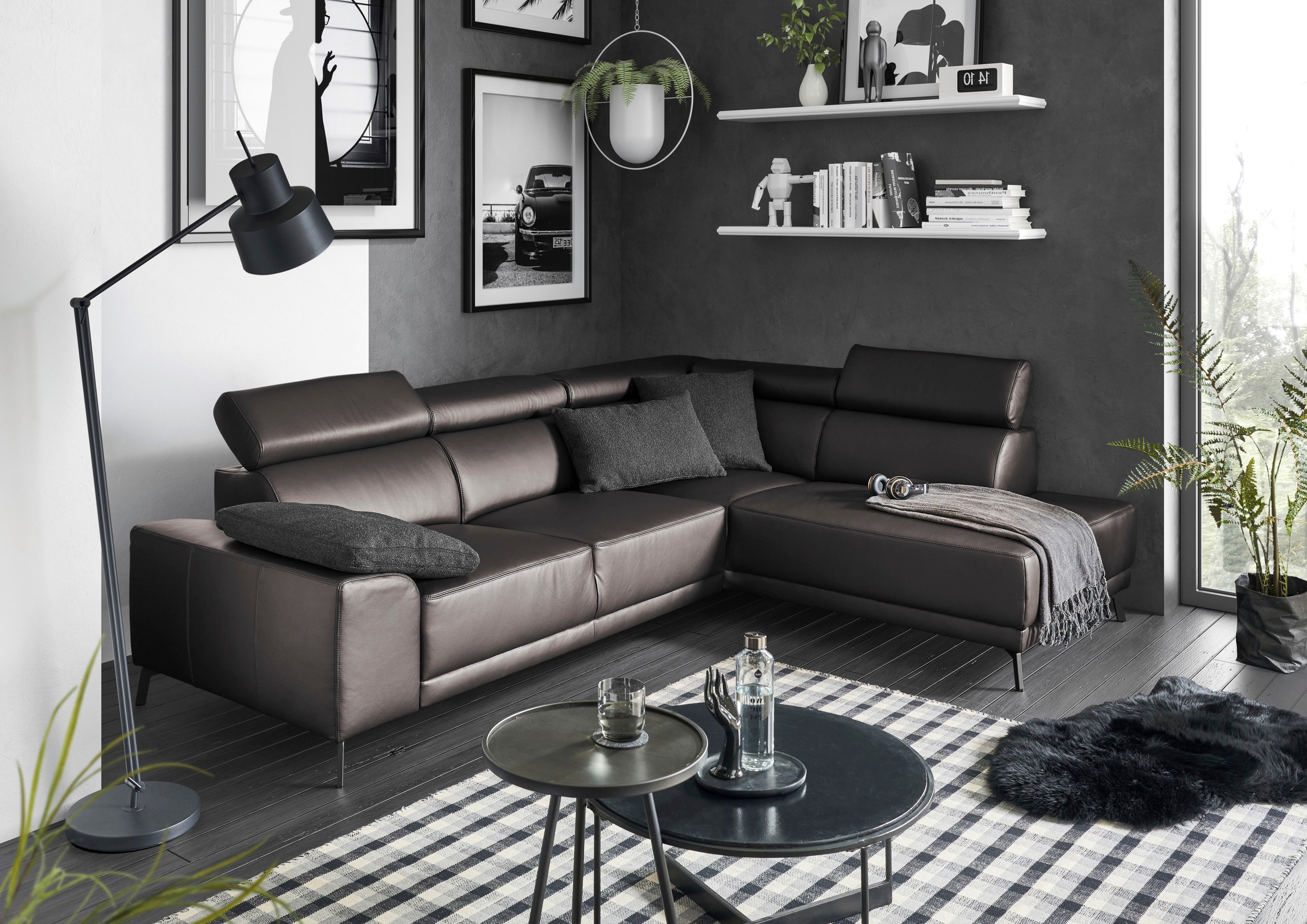 3C Candy Ecksofa »Greve modern und bequem, inkl. manueller Kopfteilverstell günstig online kaufen