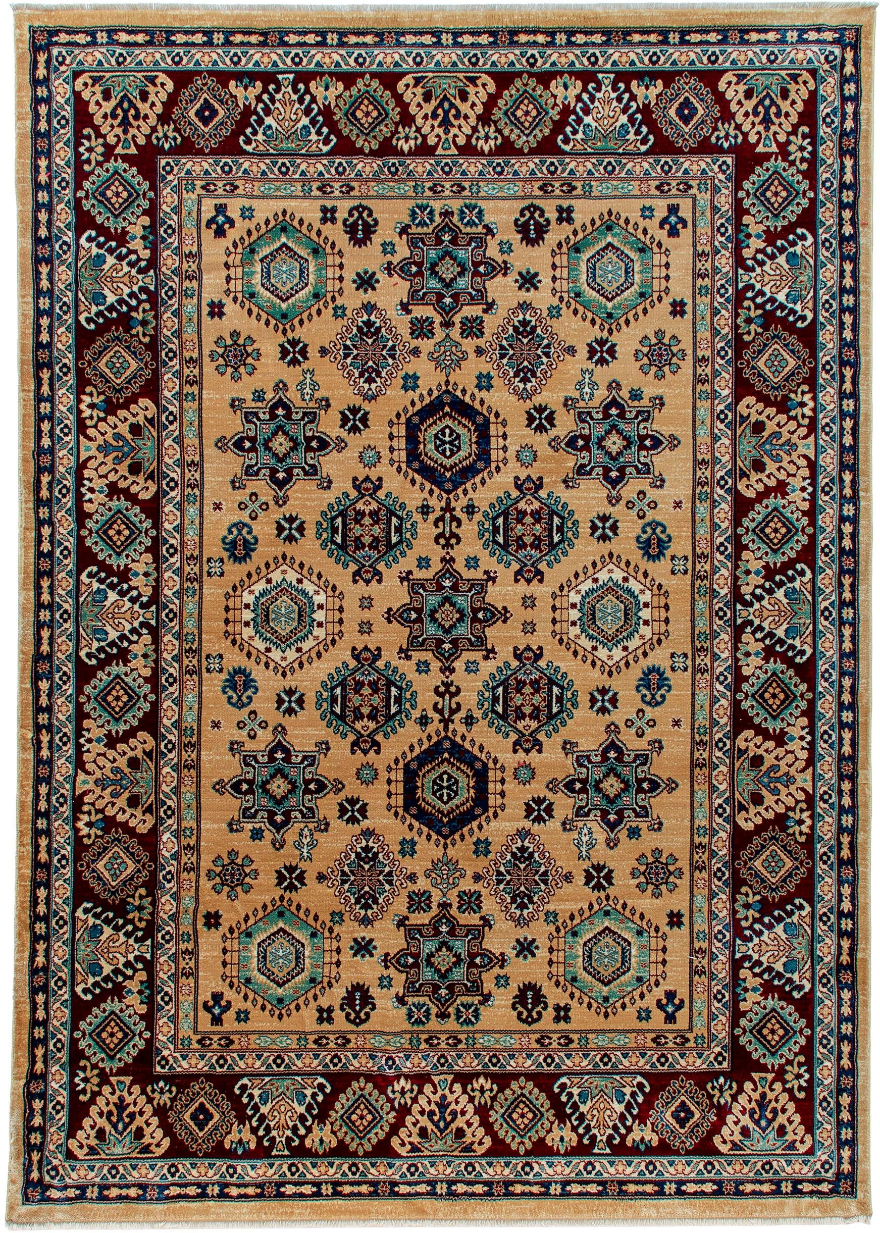 2. Bild von Sehrazat Teppich »Ornament 1349«, rechteckig, Kurzflor, Orient-Optik, mit Fransen, Wohnzimmer