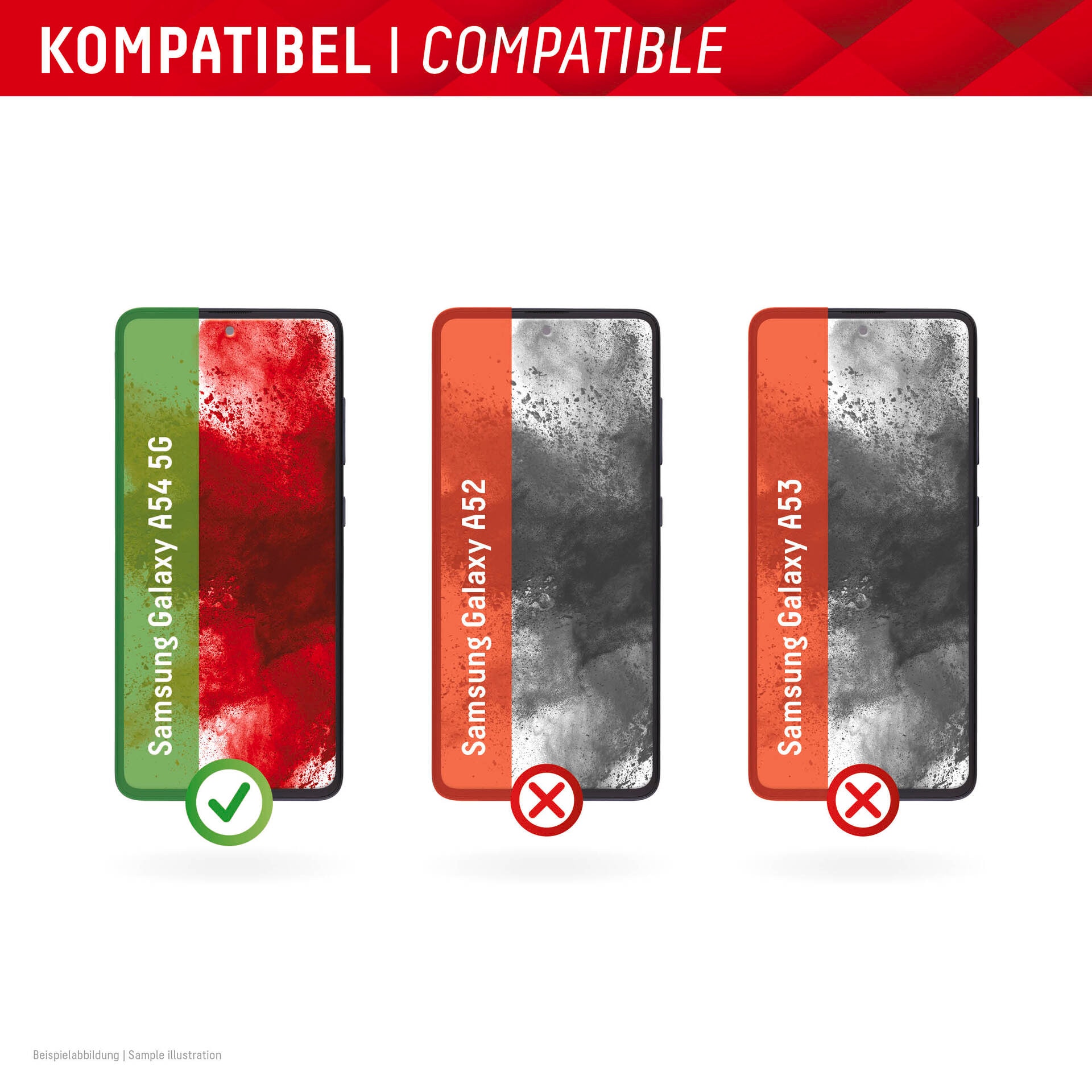 Displex Displayschutzfolie »Real Glass FC Samsung Galaxy A54 5G«