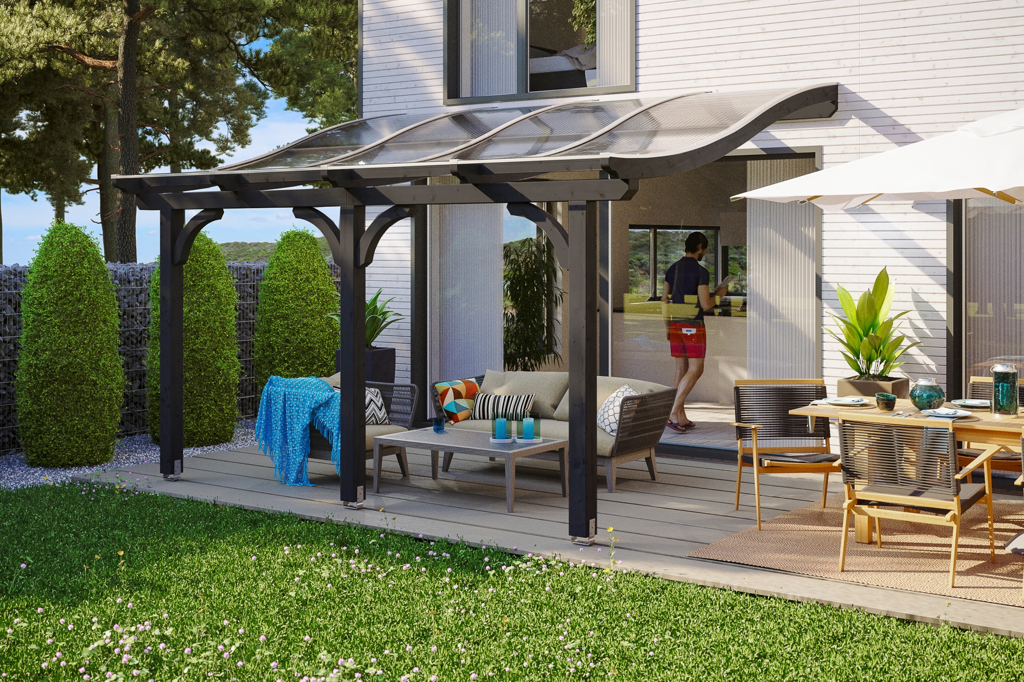 Skanholz Terrassendach »Venezia«