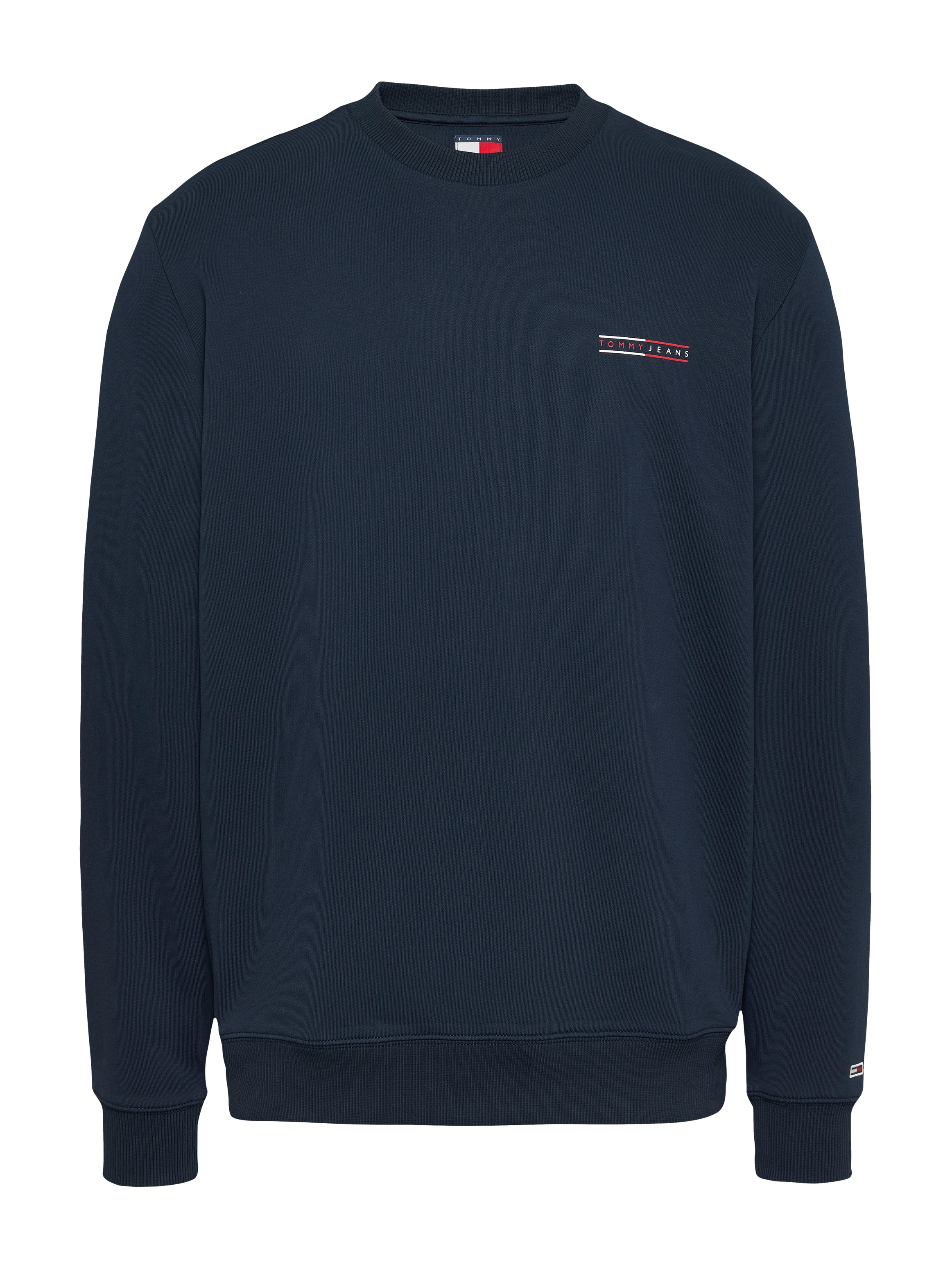Tommy Jeans Sweatshirt »TJM REG ENTRY GRAPHIC CREW EXT«, leicht überschnittene Schultern, kleiner Print auf der Brust
