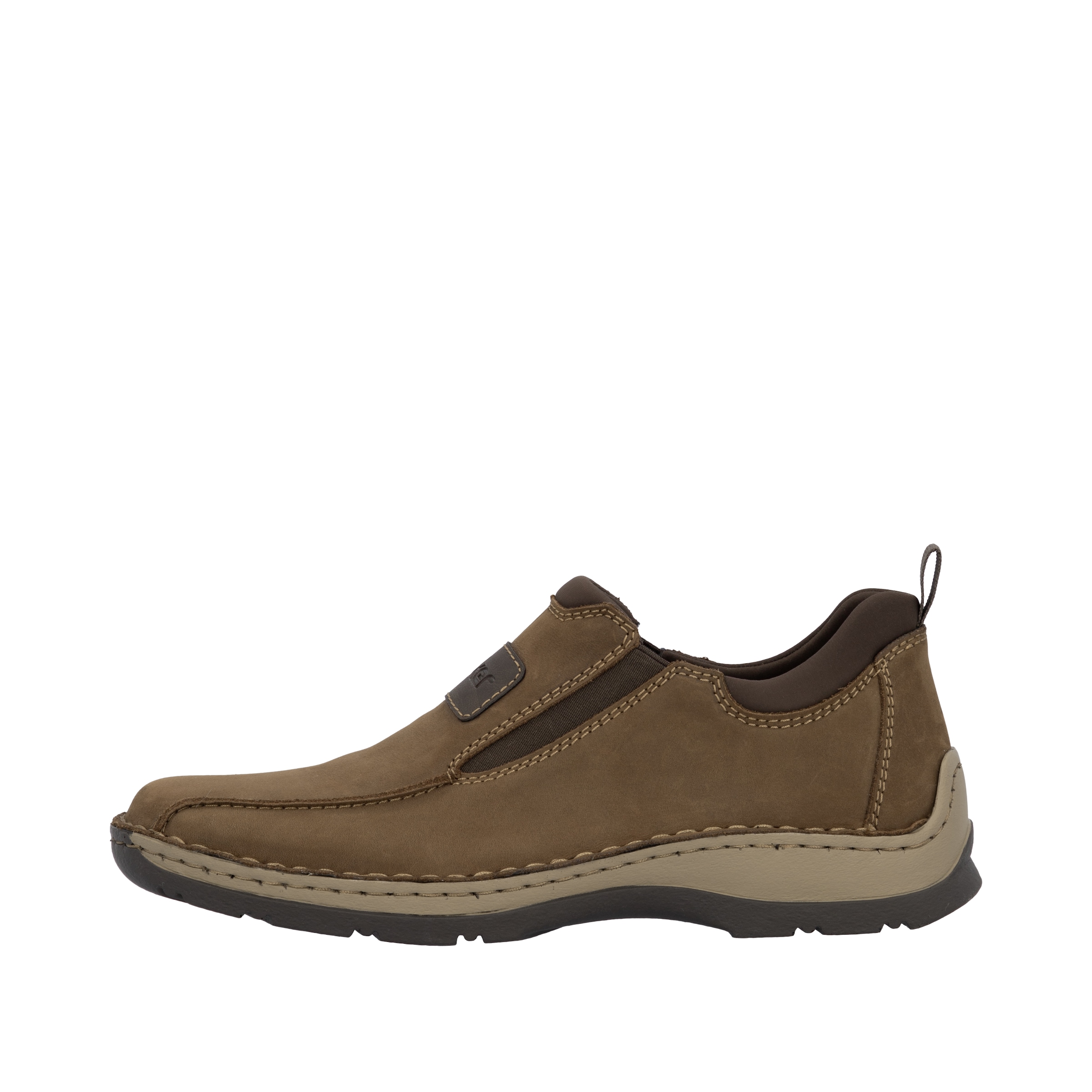 Rieker Slip-On Sneaker, Slipper, Schlupfschuh, Halbschuh, Freizeitschuh mit Stretcheinsätze