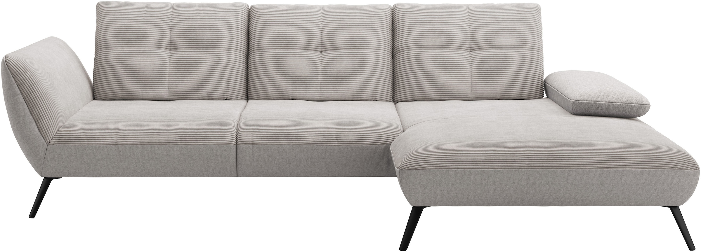 Places of Style Ecksofa »Mikado L-Form«, inkl. Sitztiefenverstellung und Armteilverstellung