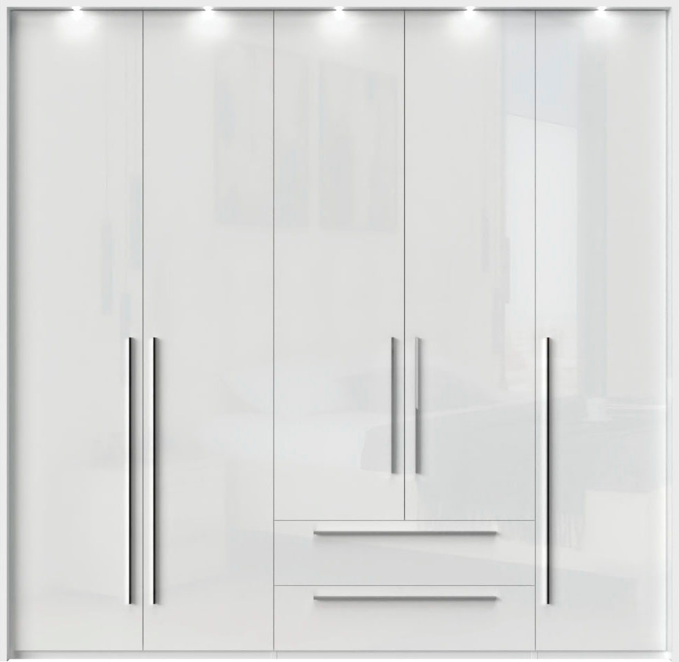 OTTO home Drehtürenschrank "Piano, inklusive Rahmen und Beleuchtung, soft-c günstig online kaufen