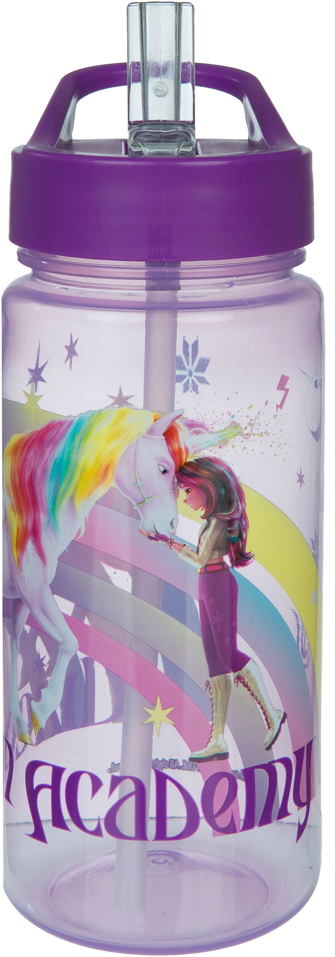 Scooli Lunchbox »Brotzeitdose + Flasche, Unicorn Academy«, (2 tlg.), mit Trinkflasche
