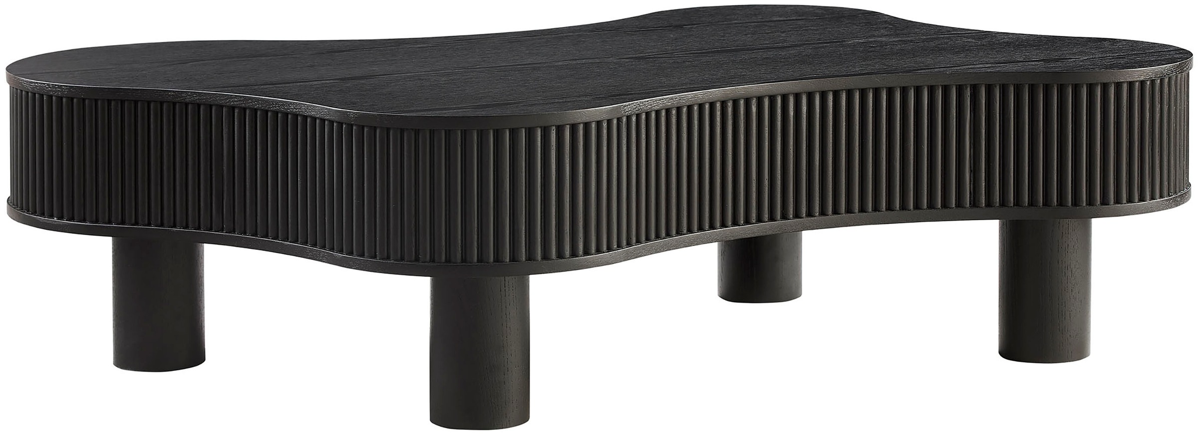 SalesFever Couchtisch »Wohnzimmertisch organisch mit Massivholz-Lamellen 11 günstig online kaufen