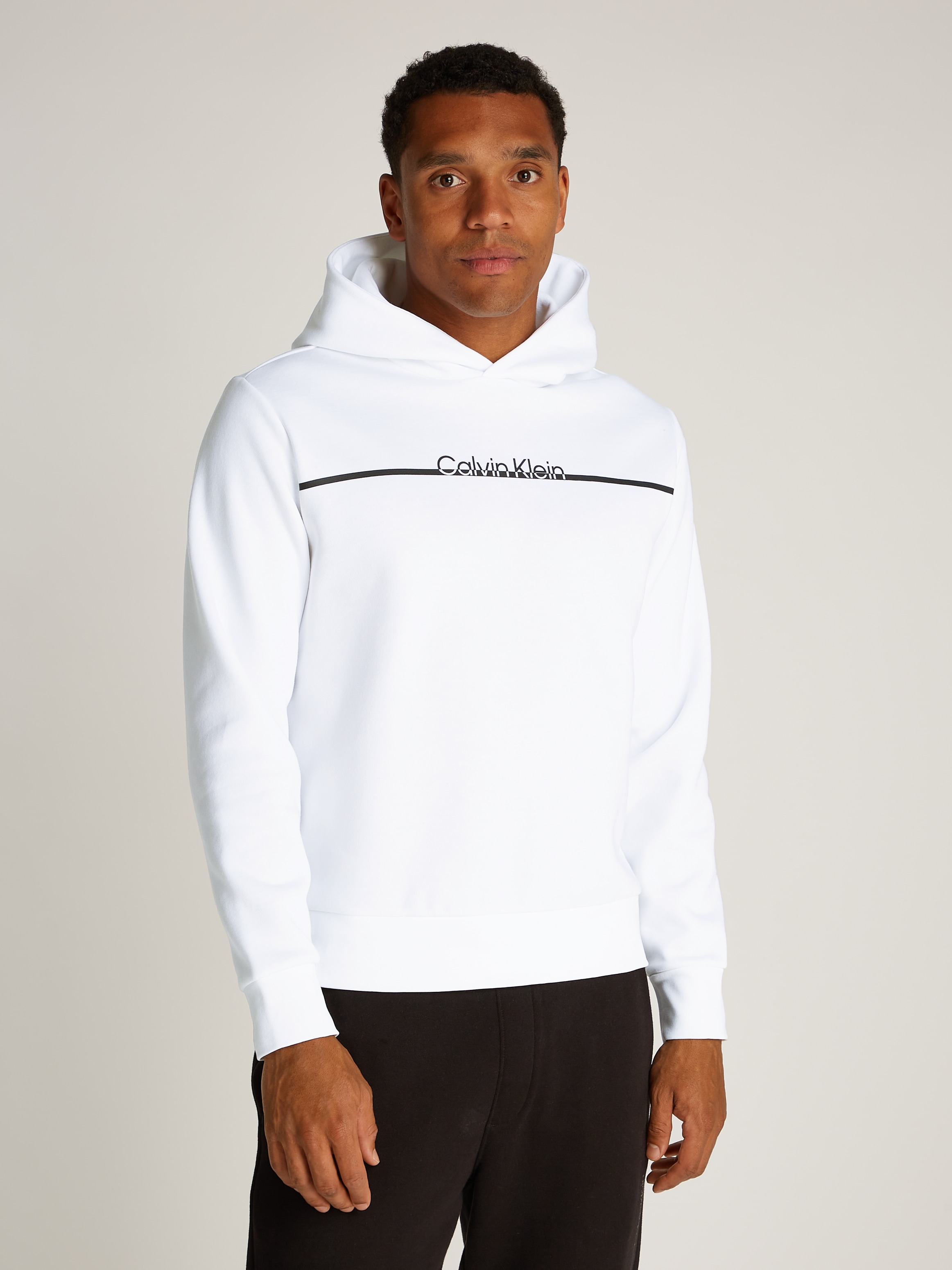 Calvin Klein Sweatshirt »SPLIT LINE LOGO HOODIE«, mit Logoprint