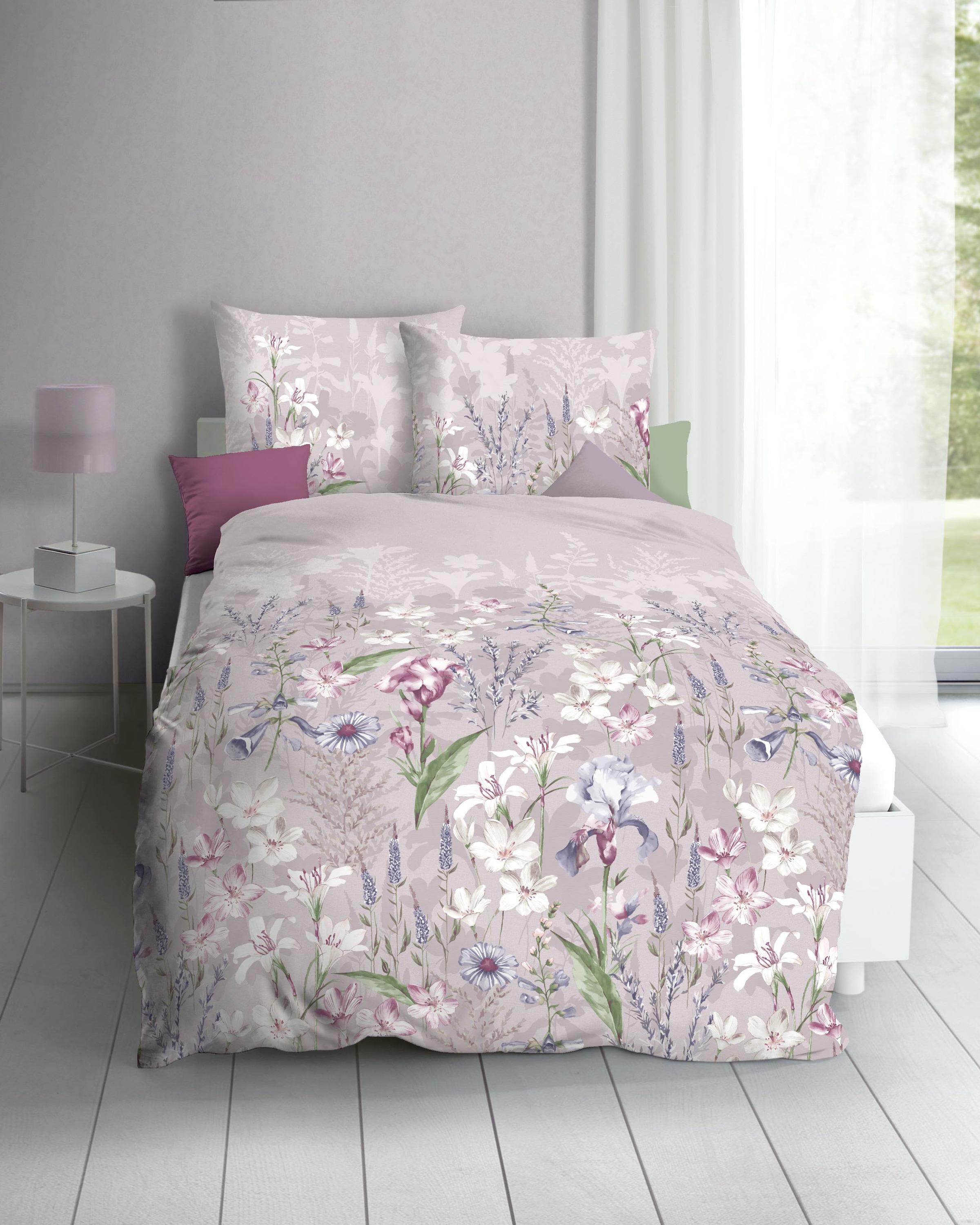 Kaeppel Bettwäsche »Lily« 2 Stk. tlg. Mit Blumenmuster günstig online kaufen
