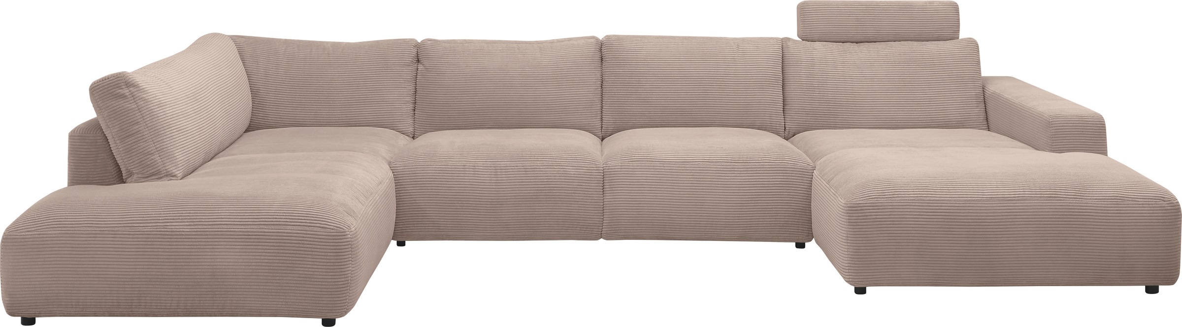 Musterring Wohnlandschaft »Lucia U-Form« Verschiedene Farben, Cord-Bezug, Gesamtbreite 434 cm