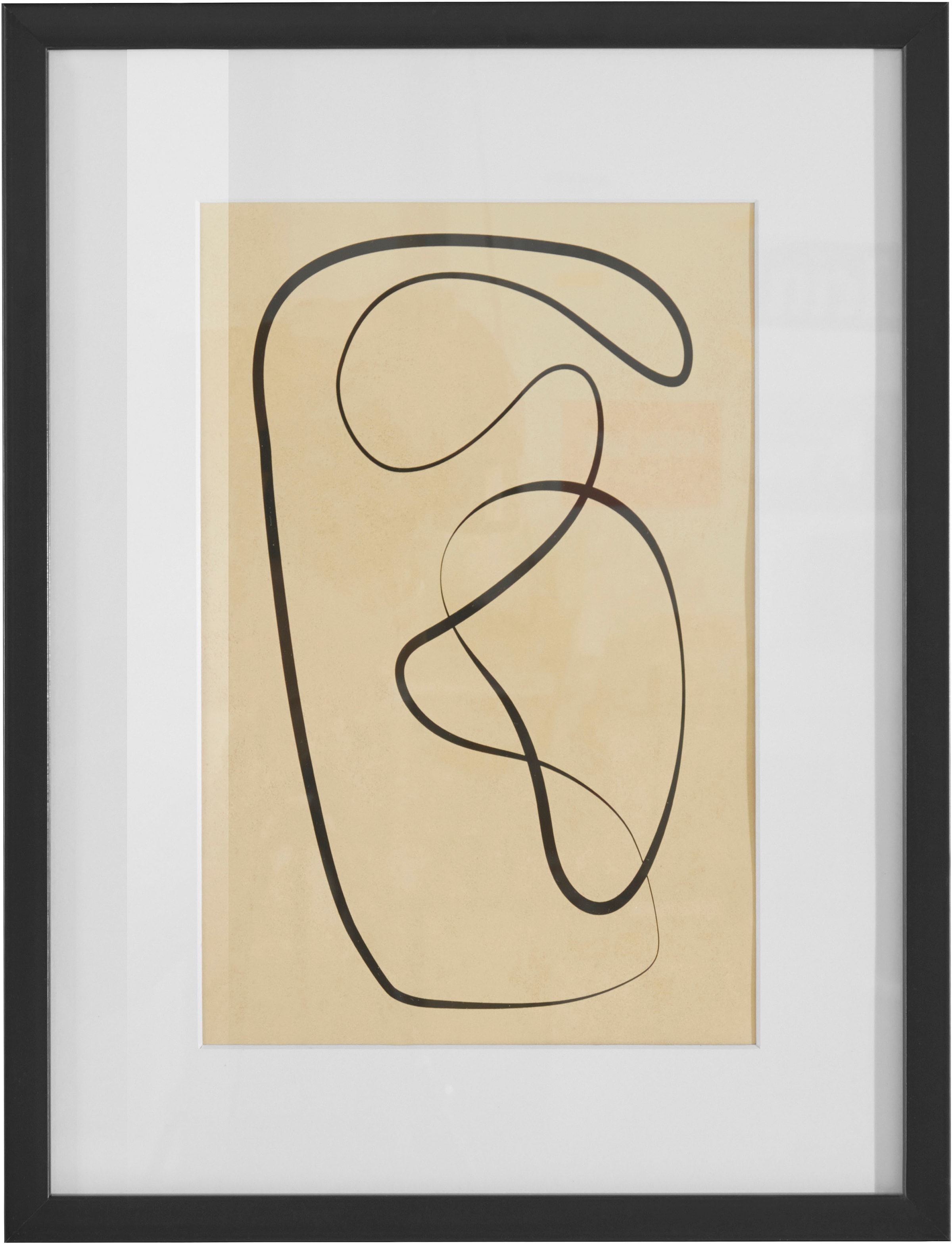 LeGer Home by Lena Gercke Bild »Abstract«, Abstrakt, (1 St.), Poster, beige günstig online kaufen