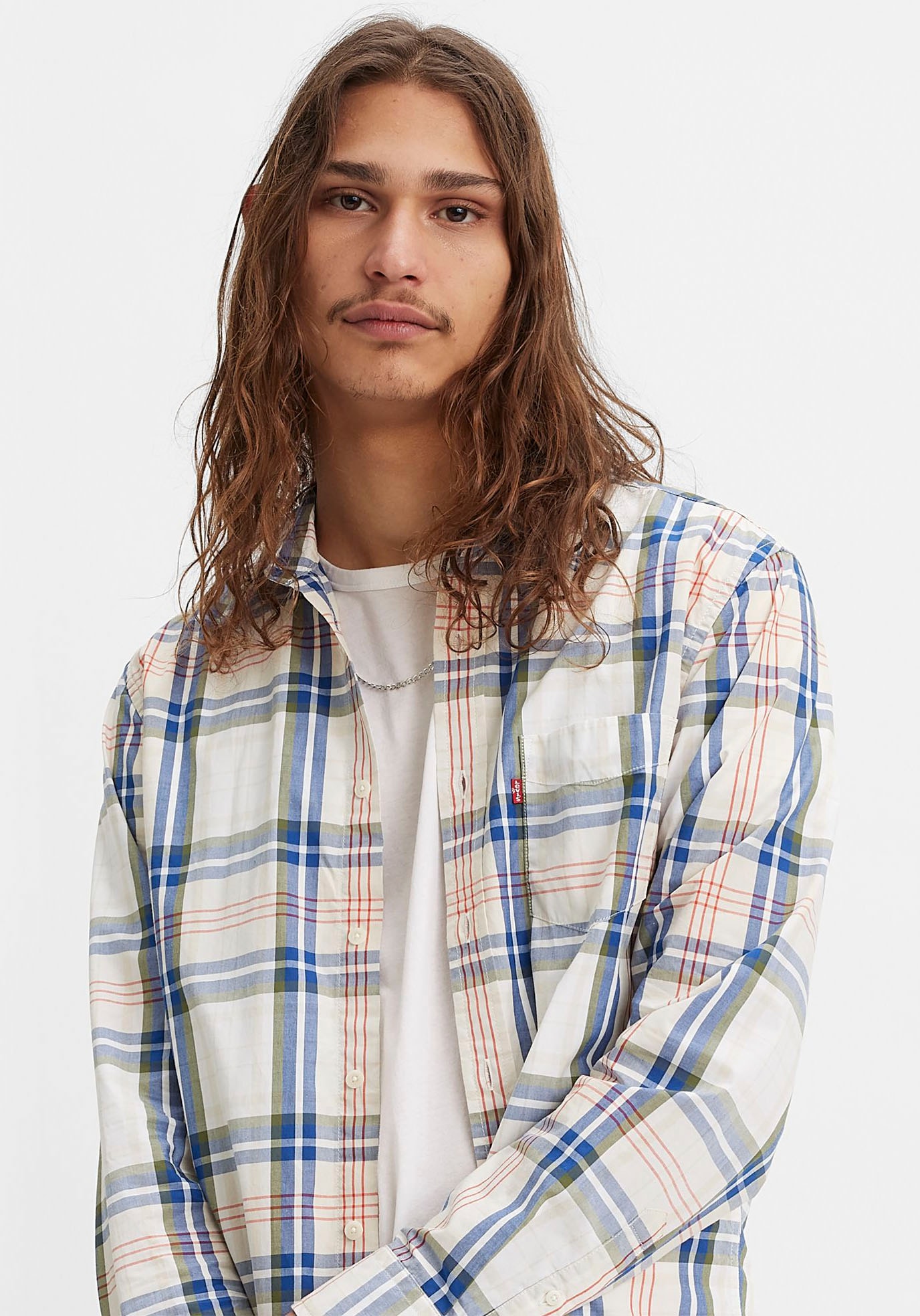 Levi's® Karohemd »SUNSET 1 POCKET STAND«, mit Brusttasche