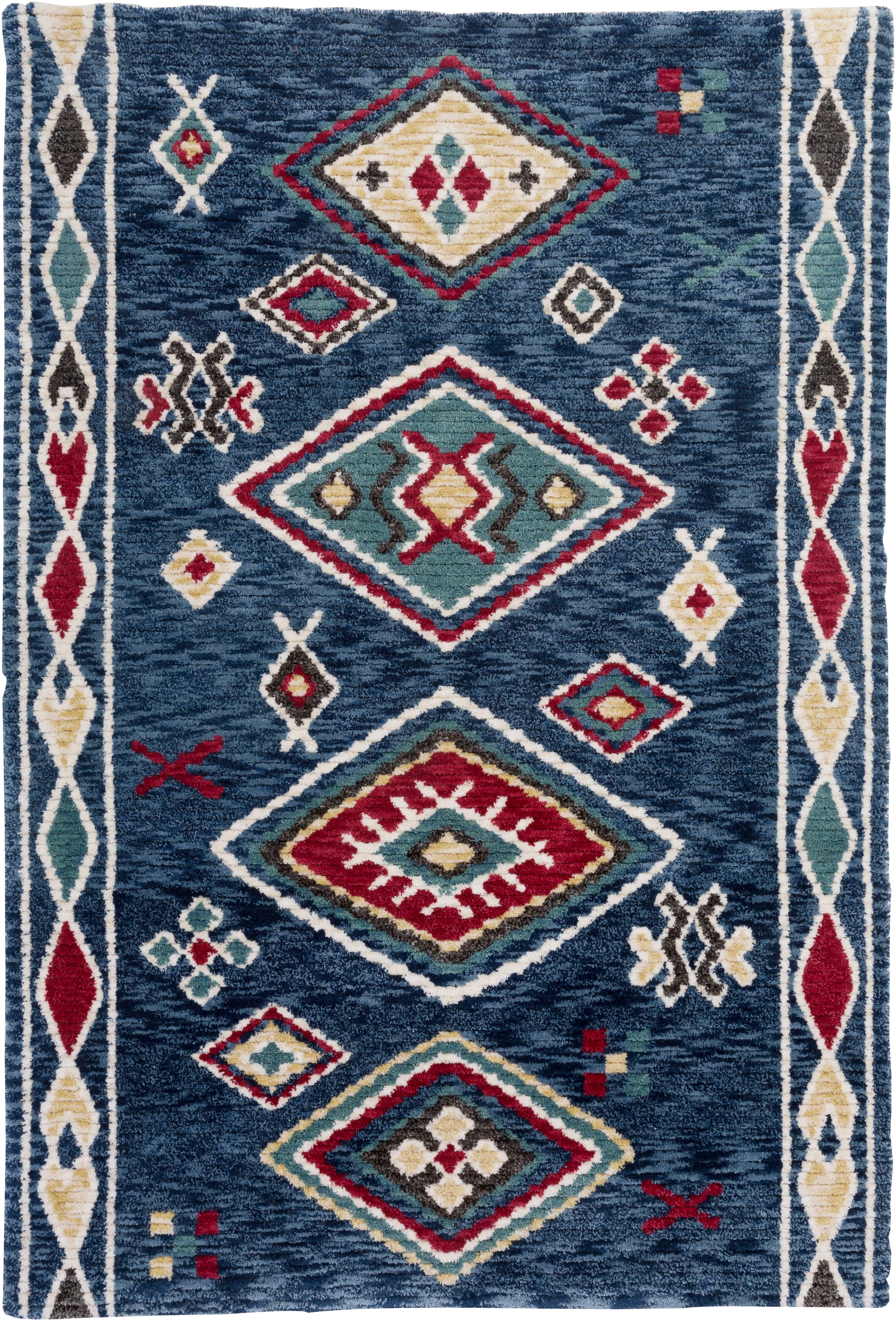 Gino Falcone Teppich »Vittoria 016« rechteckig 15 mm Höhe besonders weich durch Microfaser, ideal im Wohnzimmer & Schlafzimmer