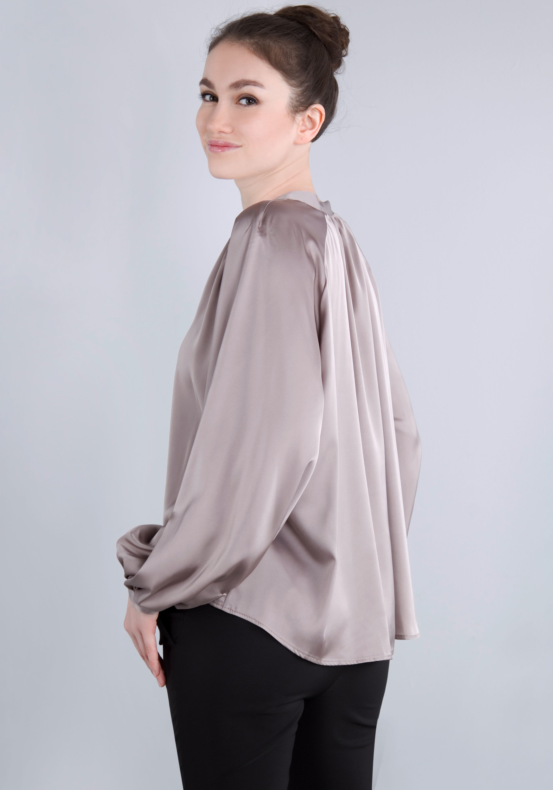 IMPERIAL Blusenshirt, in satinierter Optik