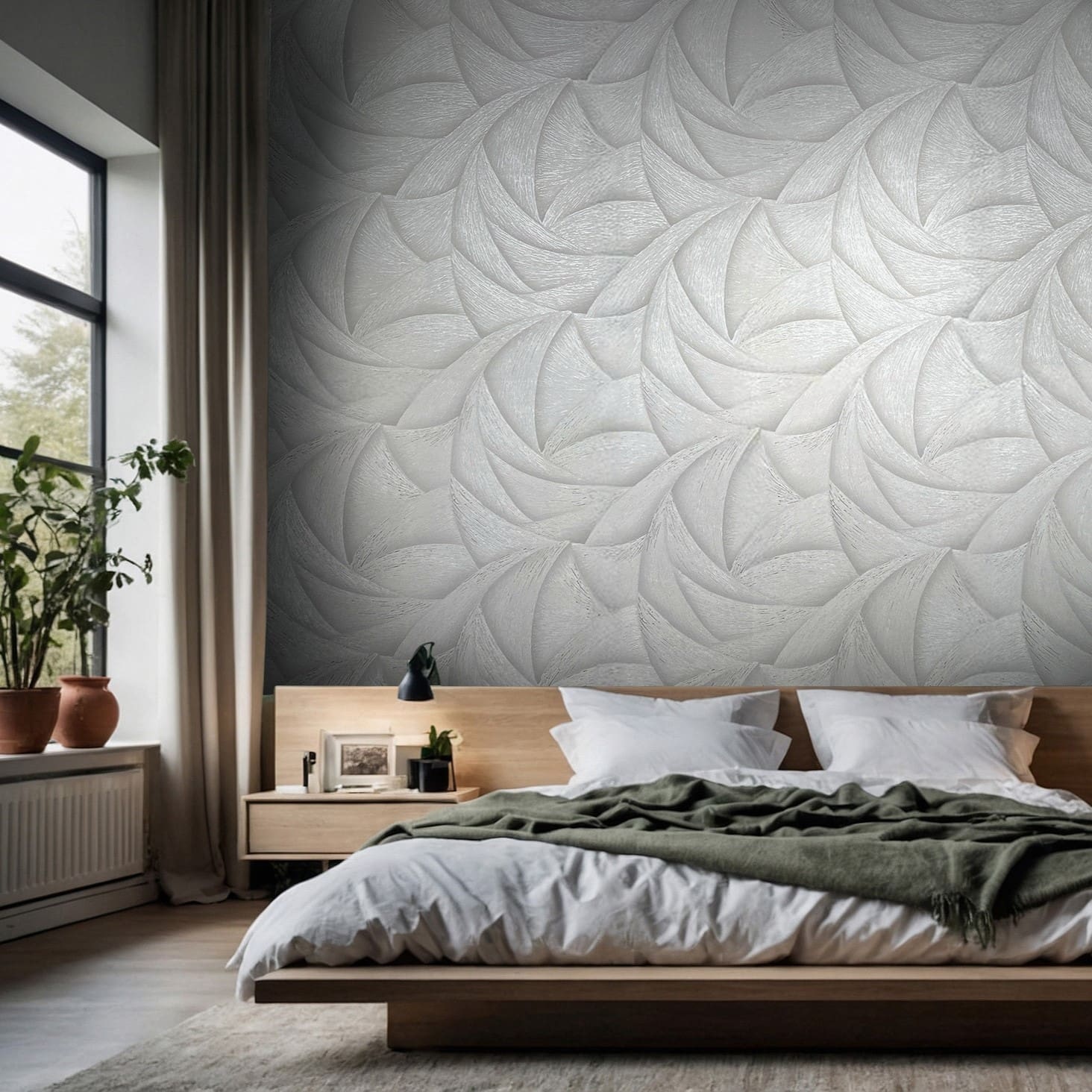 Marburg Vliestapete »Tapete Calm Waves« geometrisch geprägt moderne Vliestapete für Wohnzimmer Schlafzimmer Küche